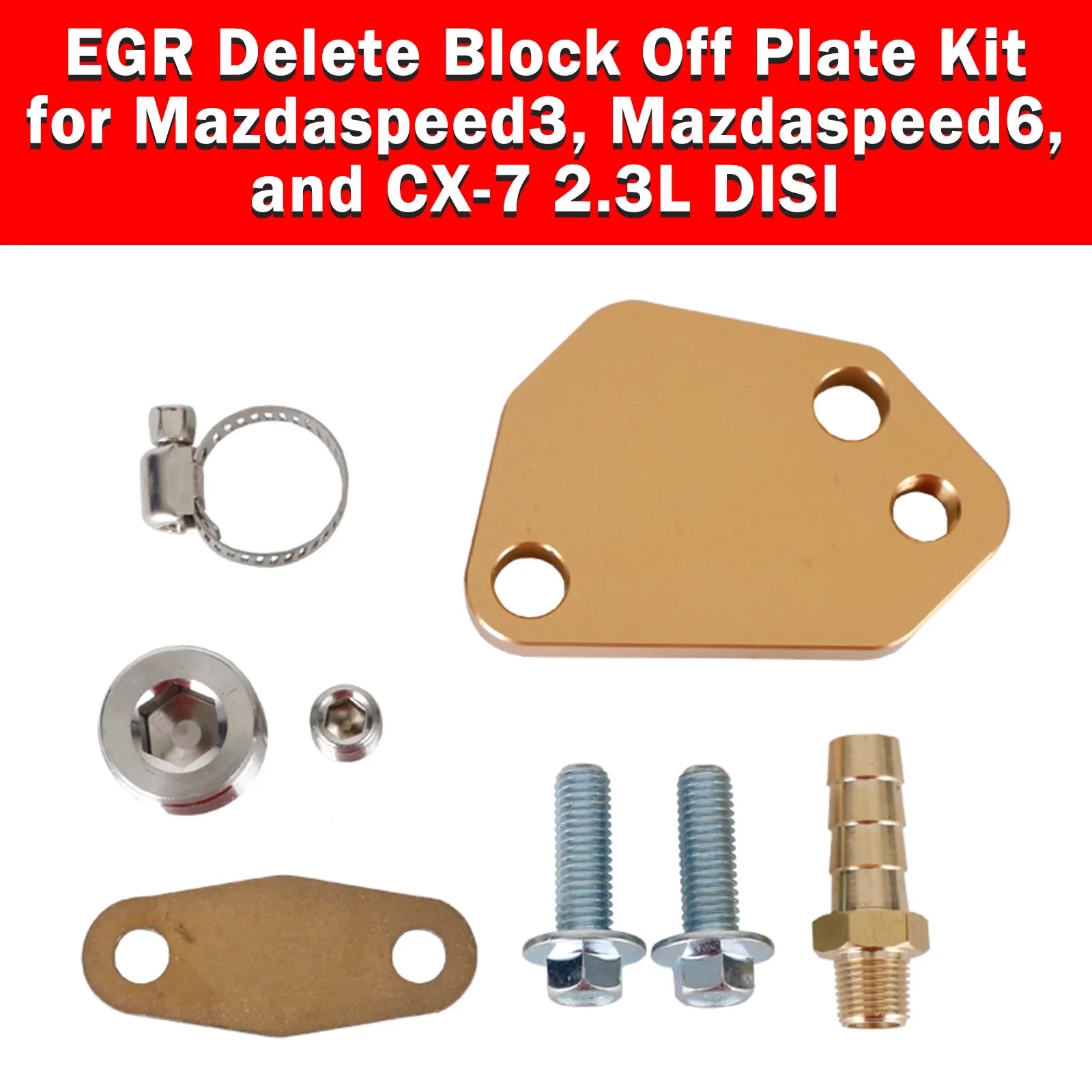 Mazdaspeed3, Mazdaspeed6 y CX-7 2.3L DISI EGR Blocker Plate Delete Kit