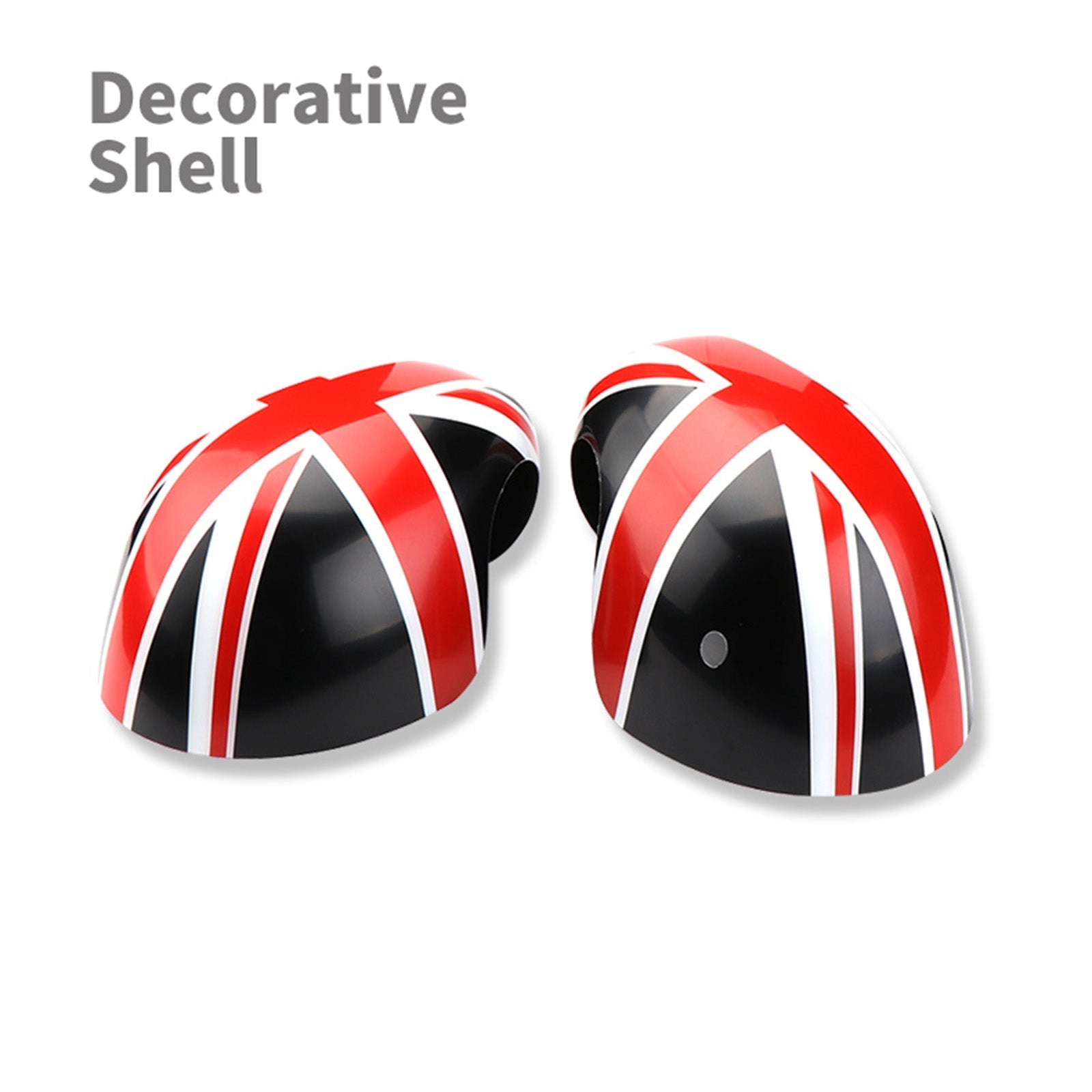 2019-2021 MINI Cooper F54 F55 F56 F57 F60 Union Jack UK Copri specchietti generici nero/rosso