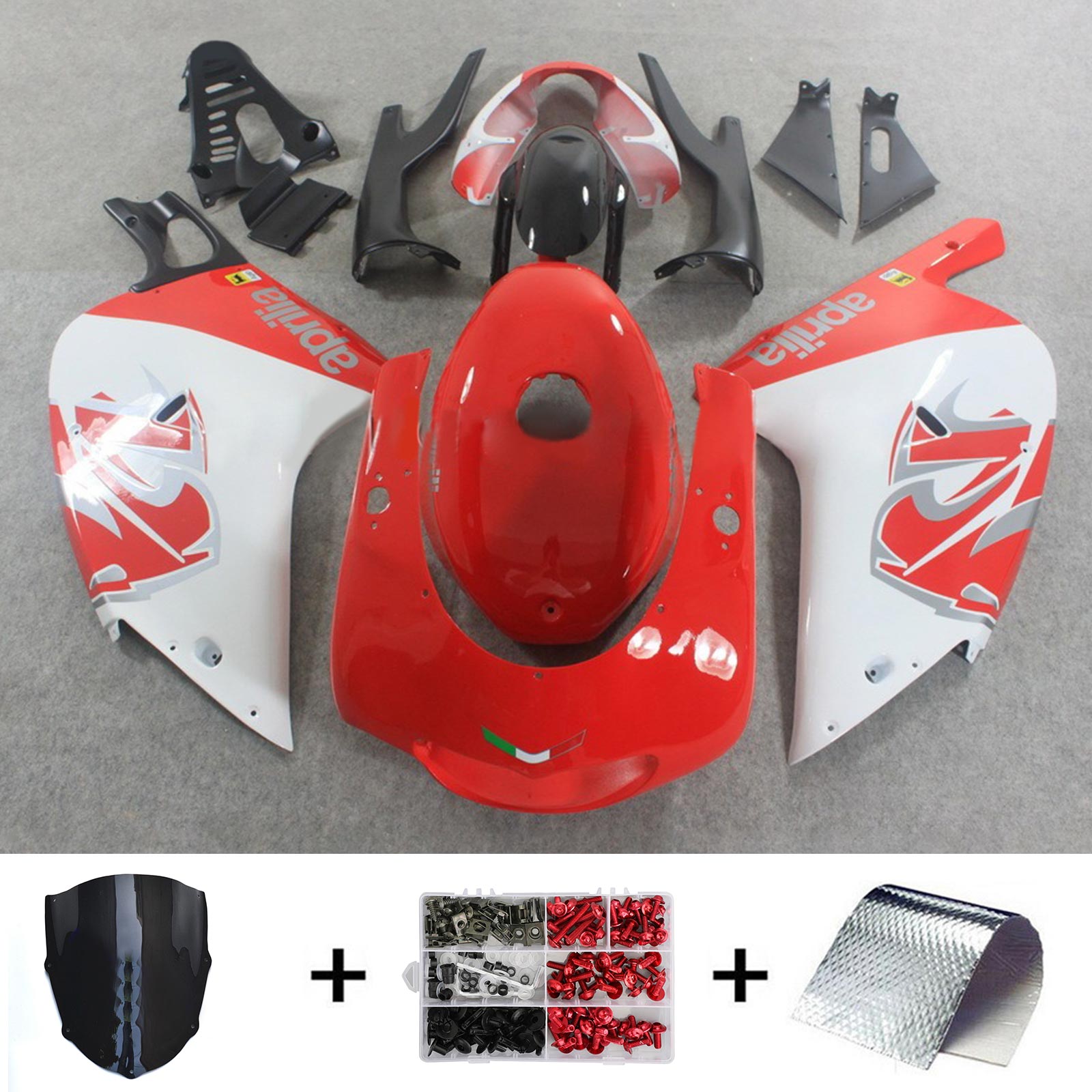 Amotopart Aprilia RS125 2000-2005 Carenado Kit ABS Plastico