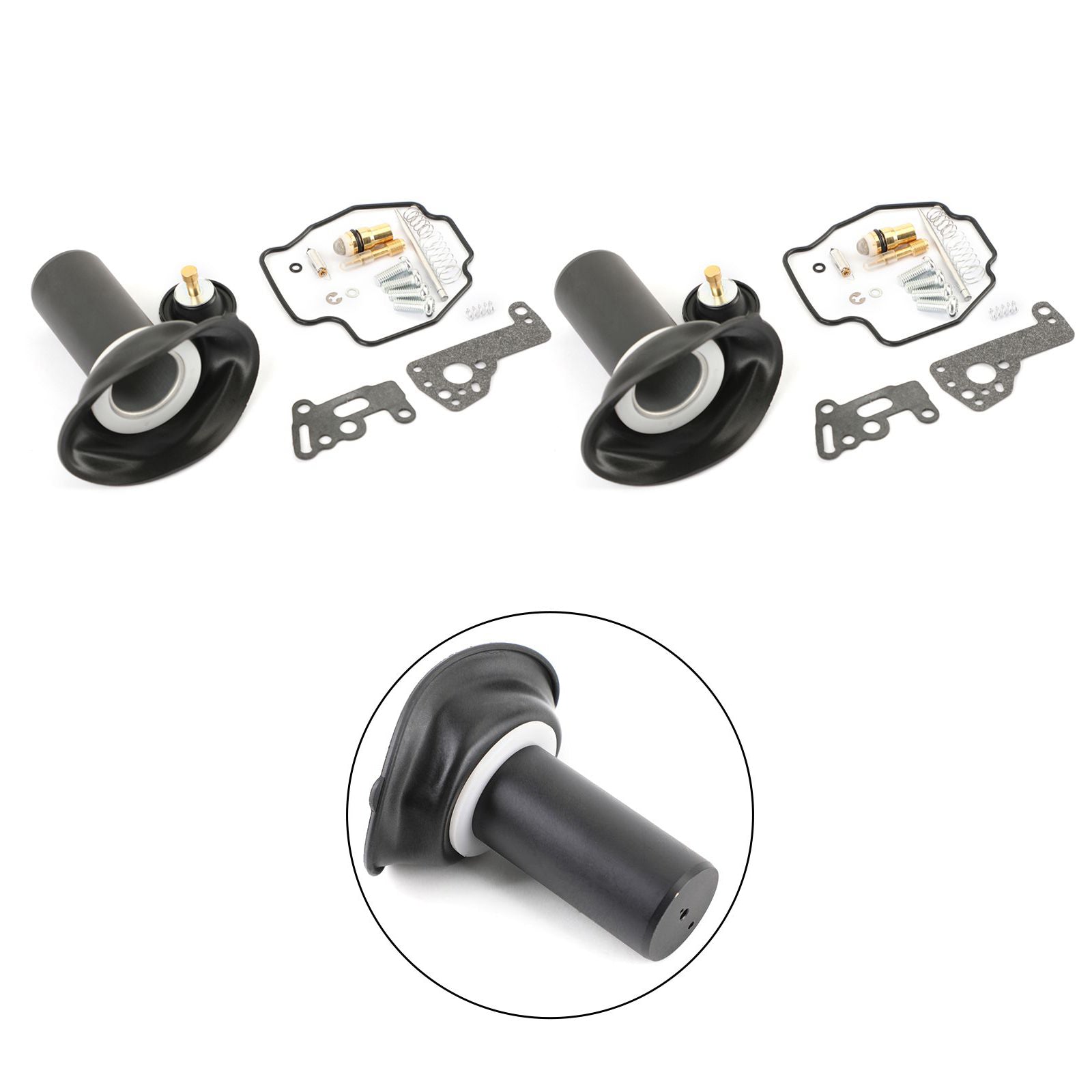 Kit de réparation de carburateur 2set diaphragme de piston pour Yamaha VIRAGO 535 XV535 1990-01 générique