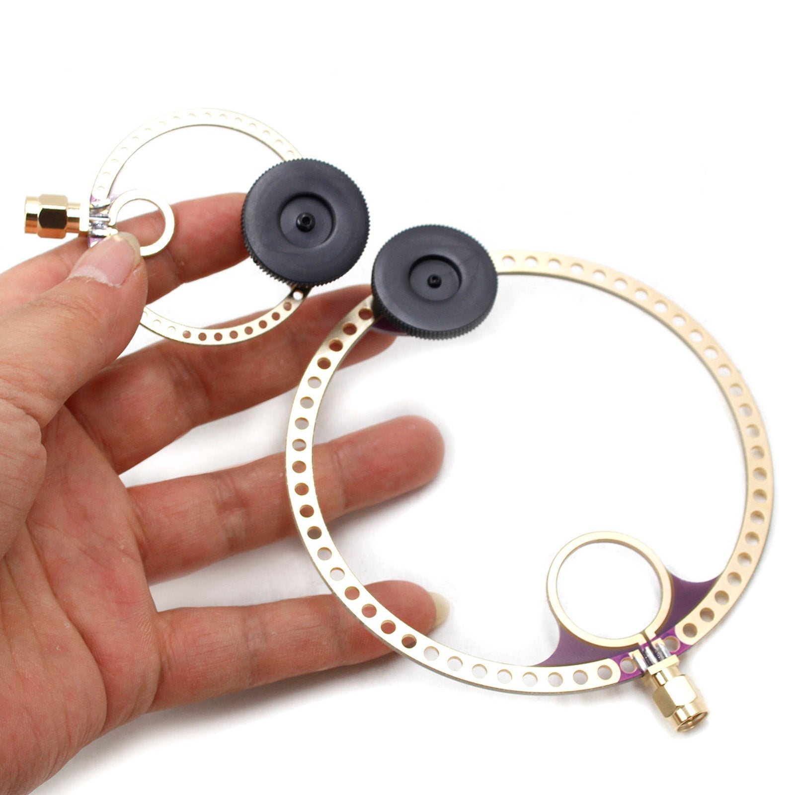 2x Antenne Donut VHF UHF FM Mini Boucle pour Récepteur Radio HFDY Malahiteam DSP DSP2