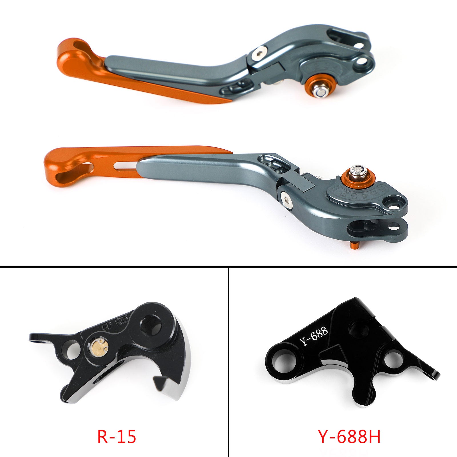 Levier de frein d'embrayage réglable pour Yamaha MT-09 Tracer 900/GT 21-22 YZF R6 17-20 générique