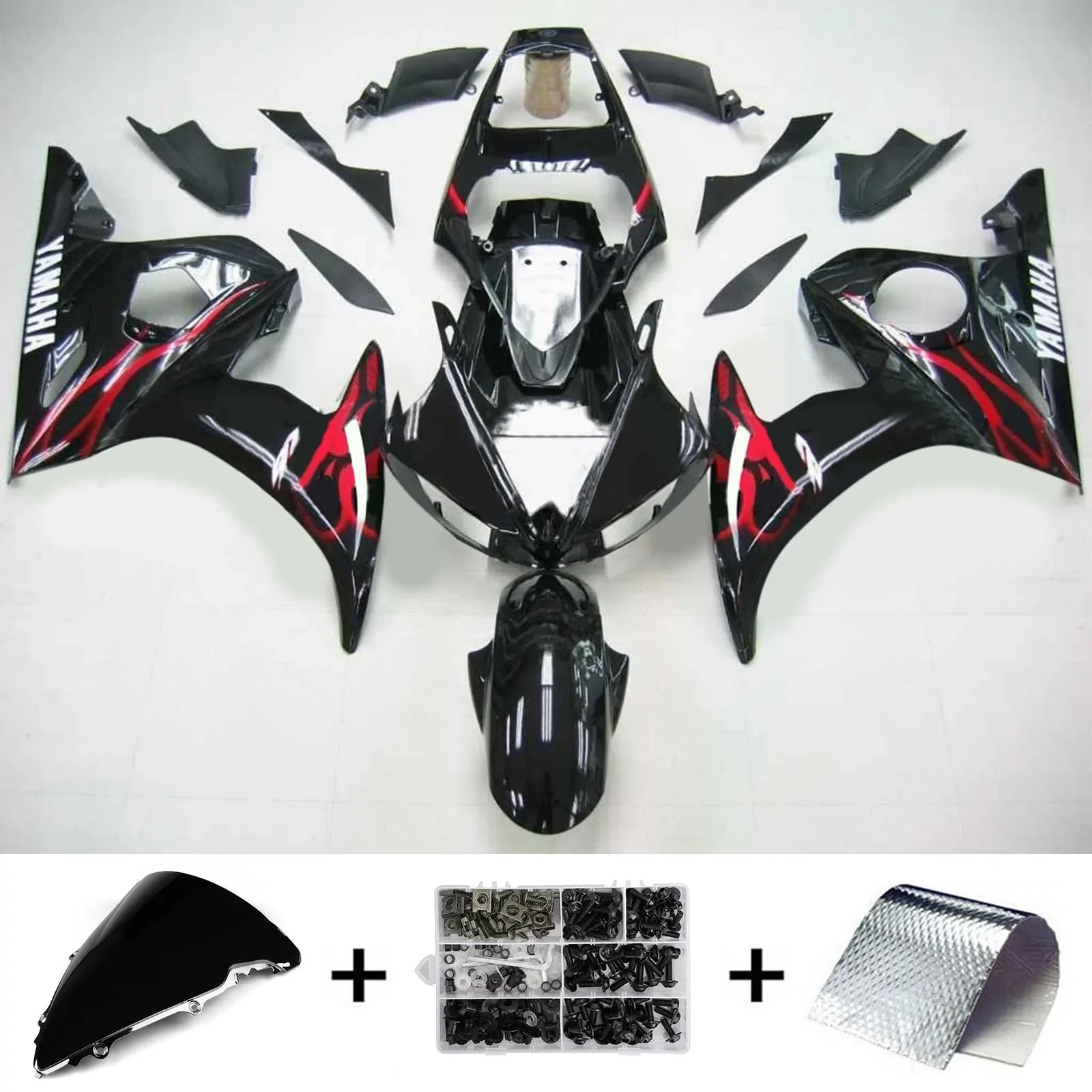 Kit Carena Amotopart per Yamaha YZF 600 R6 2005 Generico