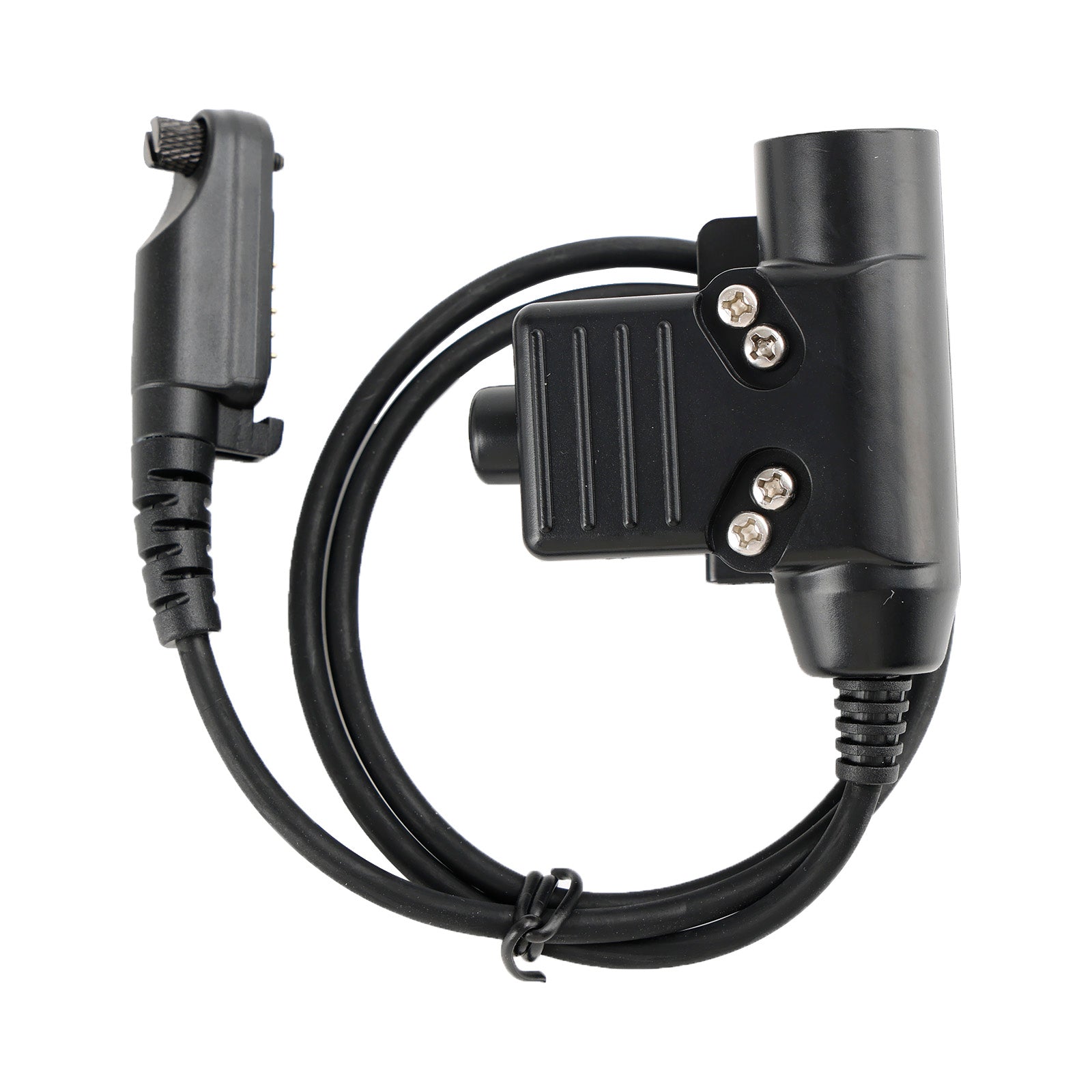 Para HYT PD680 PD685 X1E X1P 6Pin U94 PTT tubo de garganta 7,1mm conector de auriculares tácticos