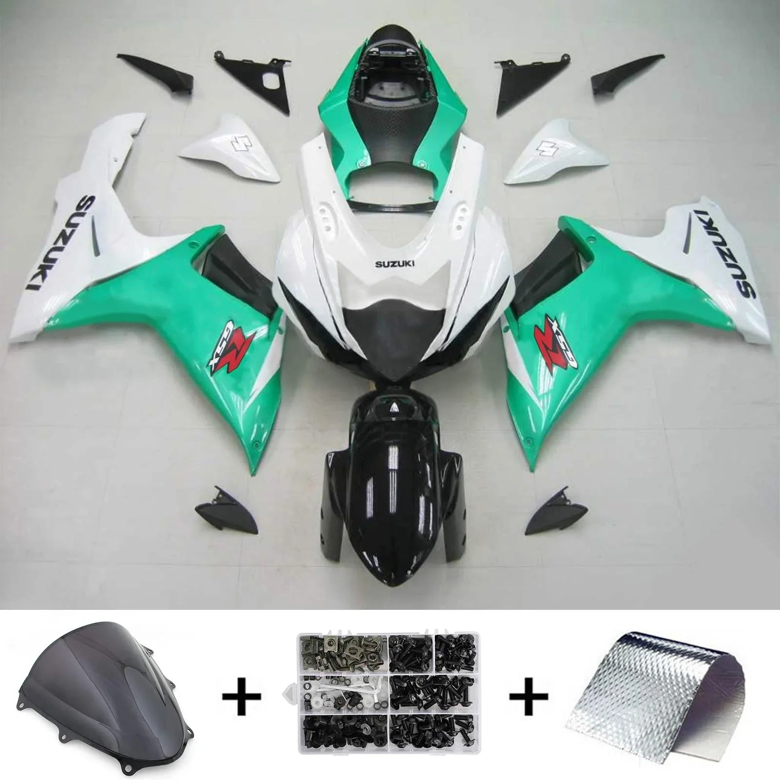 Amotopart Suzuki GSXR 600/750 2011-2021 K11 Kit Carenado Carrocería Plástico ABS