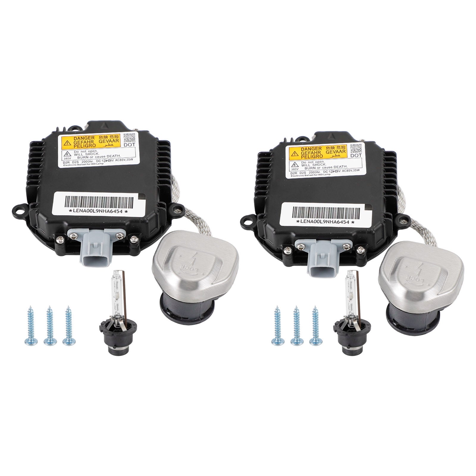 2011-2014 Infiniti QX56, QX80 2x zavorra allo xeno e kit lampadine D2S unità di controllo