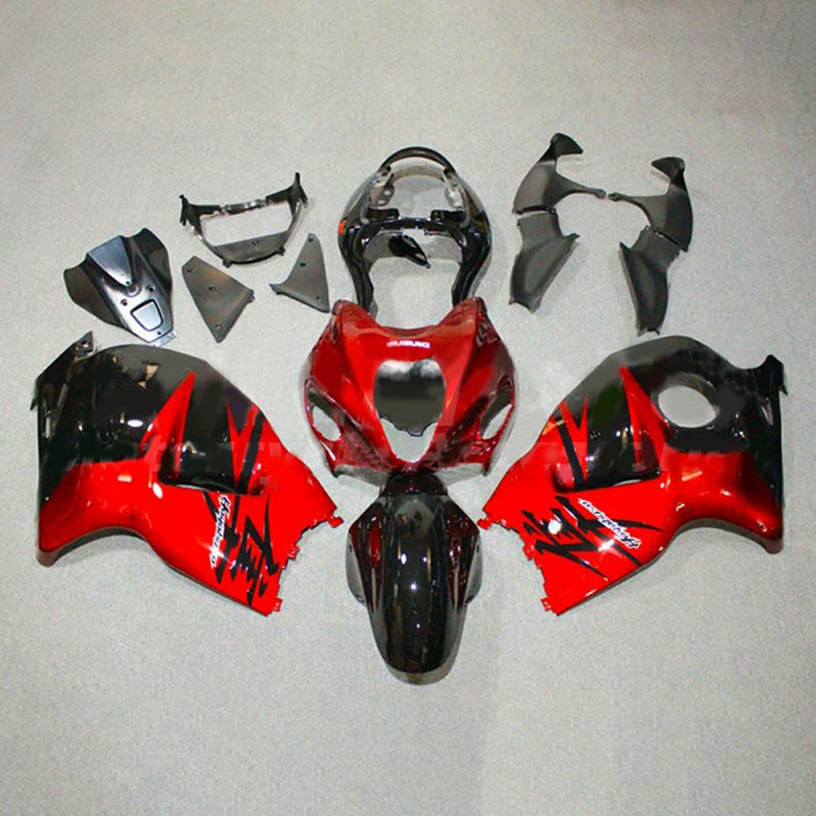 Amotopart Suzuki Hayabusa GSX1300R 1999-2007 Kit de carenado de carrocería de plástico ABS