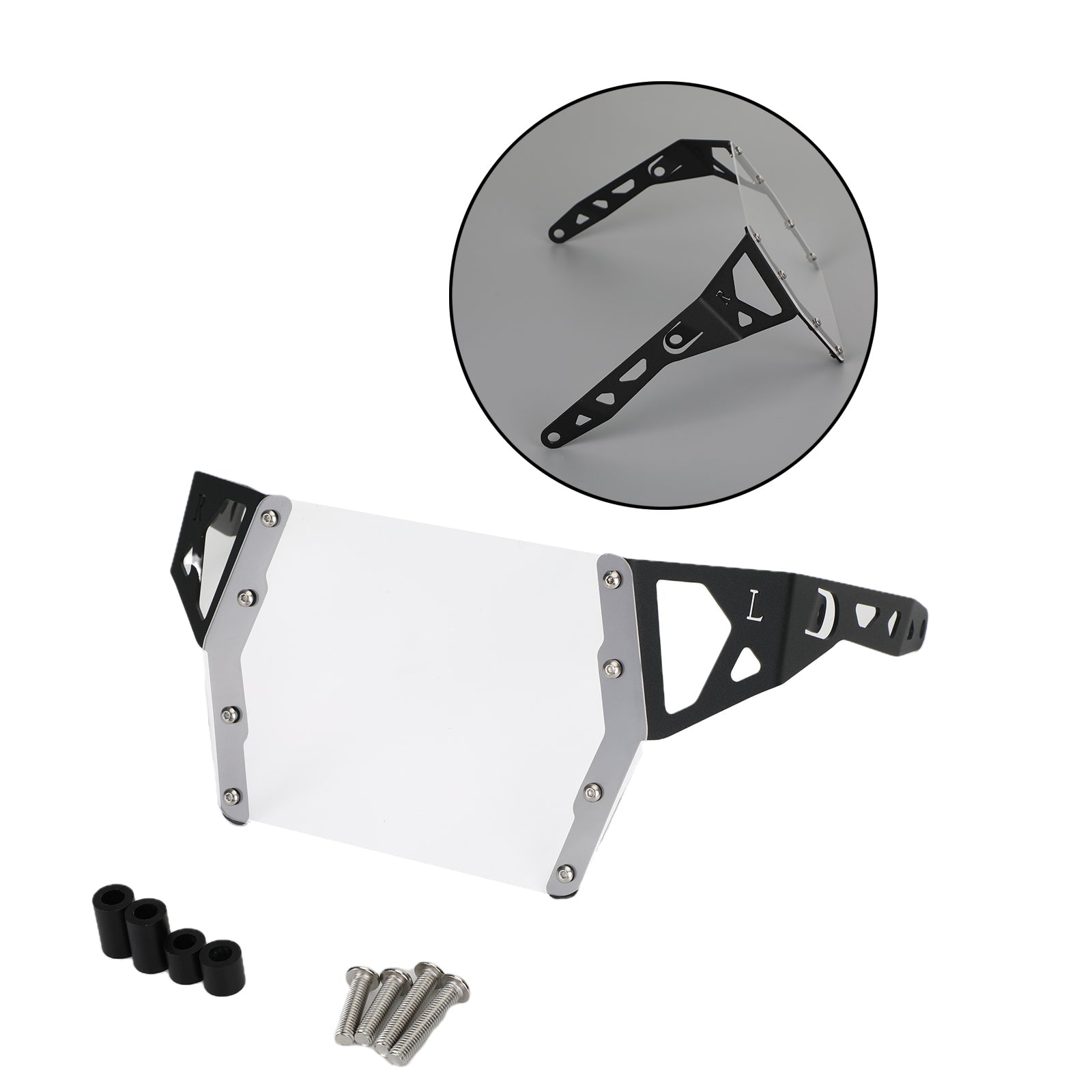 Kit de cubierta de protección de faro negro para Suzuki Dl1050 Xt A 19+ Genérico