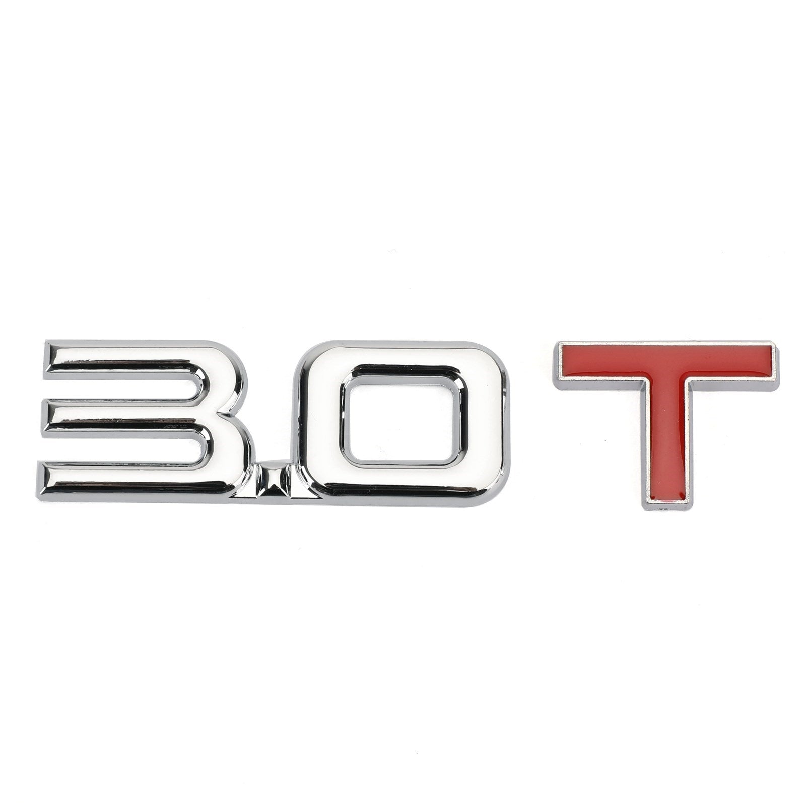 Autocollant d'insigne d'emblème en métal 3.0T 3D pour Audi A3 A4 A5 A6 A7 B6 B7 B8 Q3 Q5 Q7 TT générique