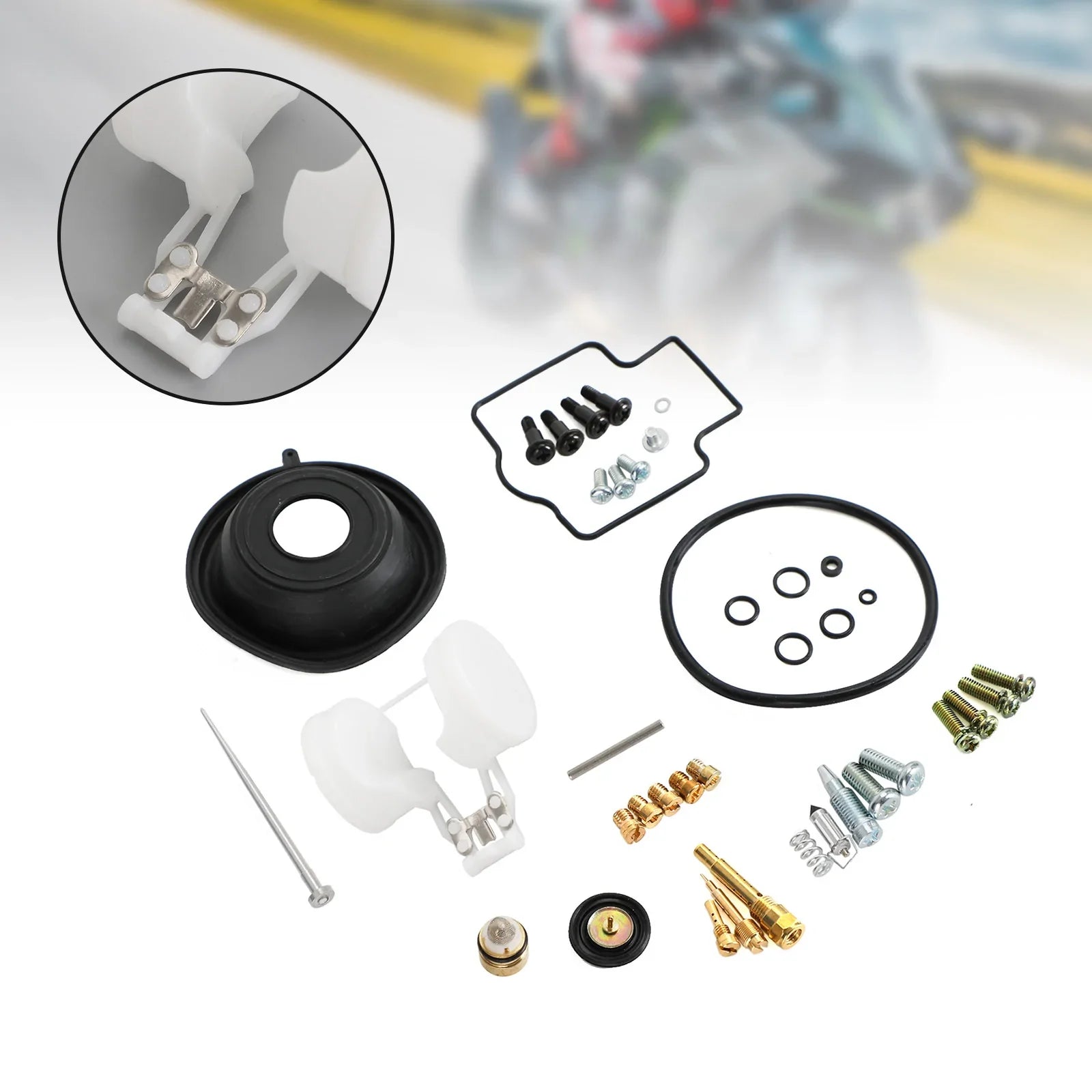 Kit de reconstrucción de carburador para Ninja ZX-9R GPZ900R ZX900A/B/C 1994-03 Genérico