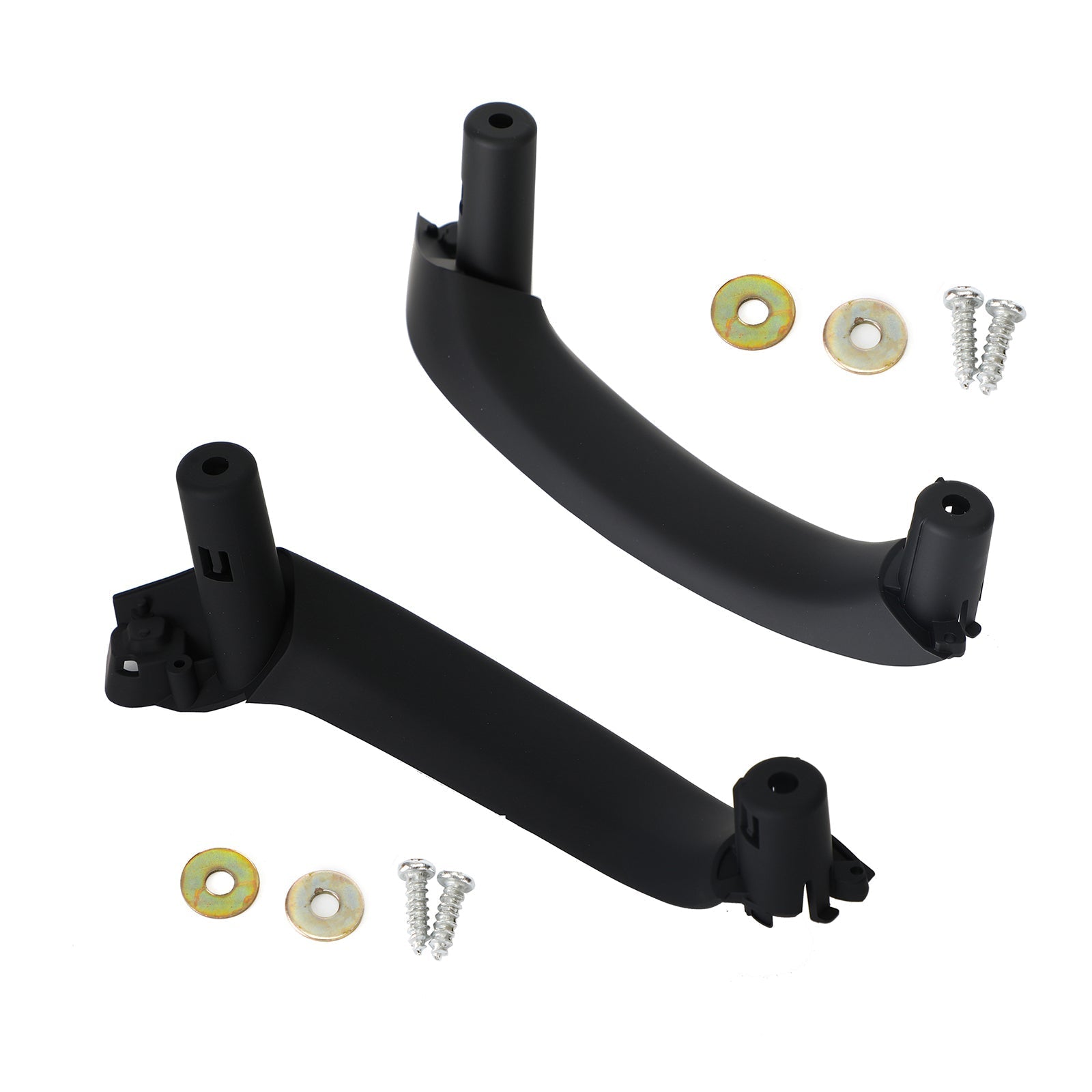 Garniture intérieure de poignée intérieure de porte gauche + droite noire pour BMW F25 F26 X3 X4 générique