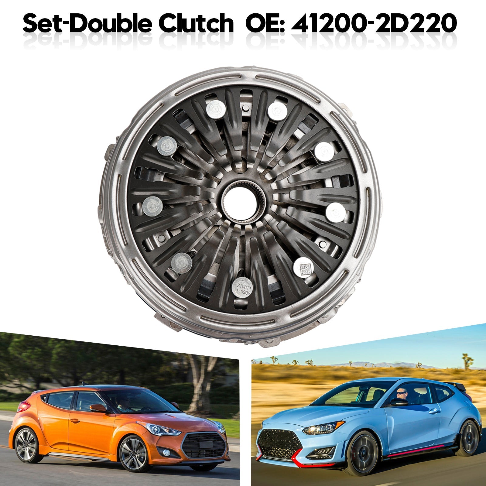 Ensemble Hyundai Kona 1,6 L 2,0 L 2018-2020 - Double embrayage 41200-2D220