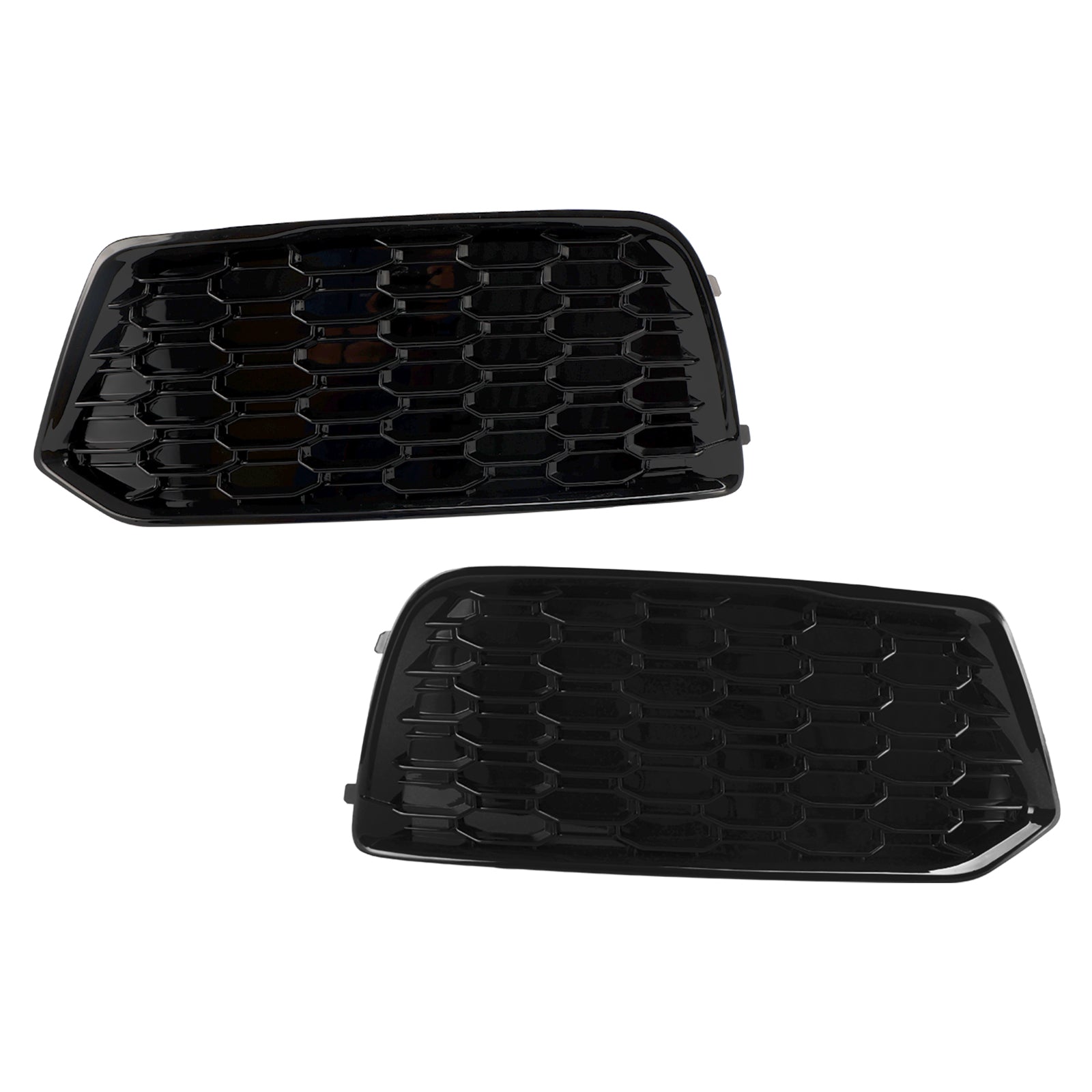 Audi Q5 2018-2022 Mesh 2PCS Couverture de pare-chocs avant Grille Grill Lunette Insert