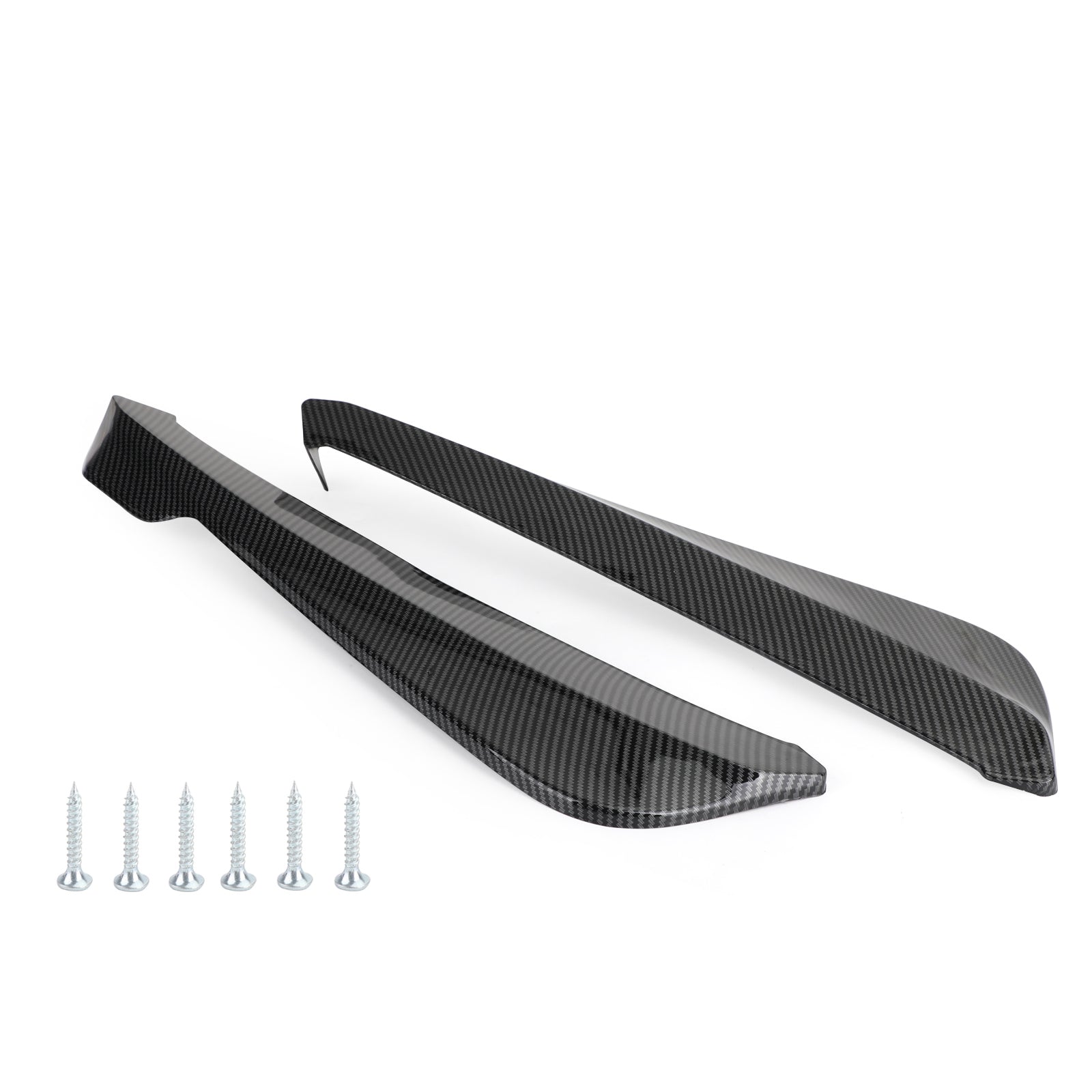 19" voiture pare-chocs arrière aileron Canard séparateur diffuseur Valence Spoiler lèvre en Fiber de carbone Look générique