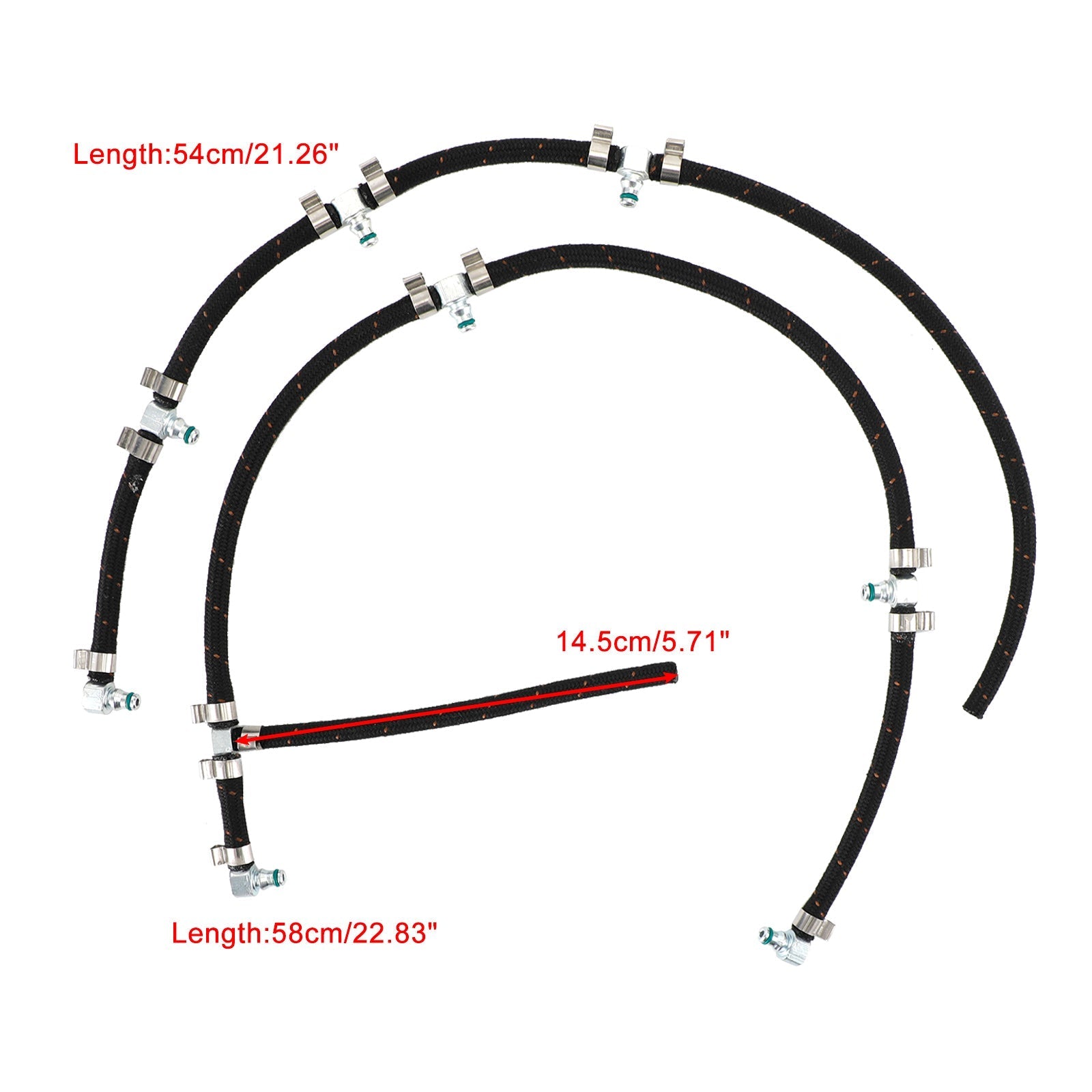 Duramax 2004-2010 Kit de ligne de retour d'injecteur de carburant pour moteurs de camion diesel 6,6 L