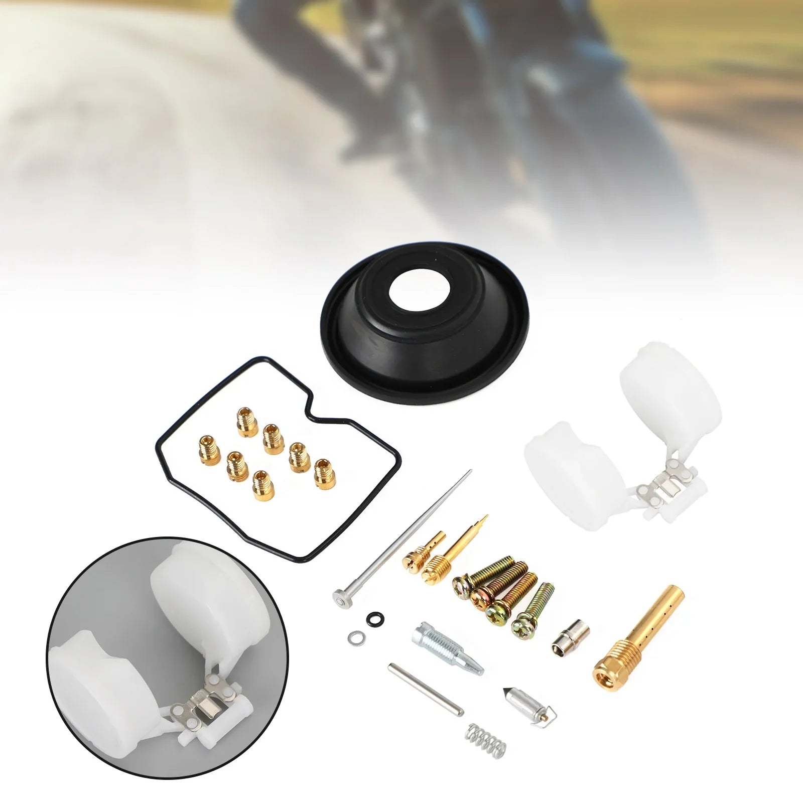 Kit de reconstrucción de carburador para ZR750 (ZR-7) 2000 ZR750 (ZR-7S) 2001-2003 Genérico