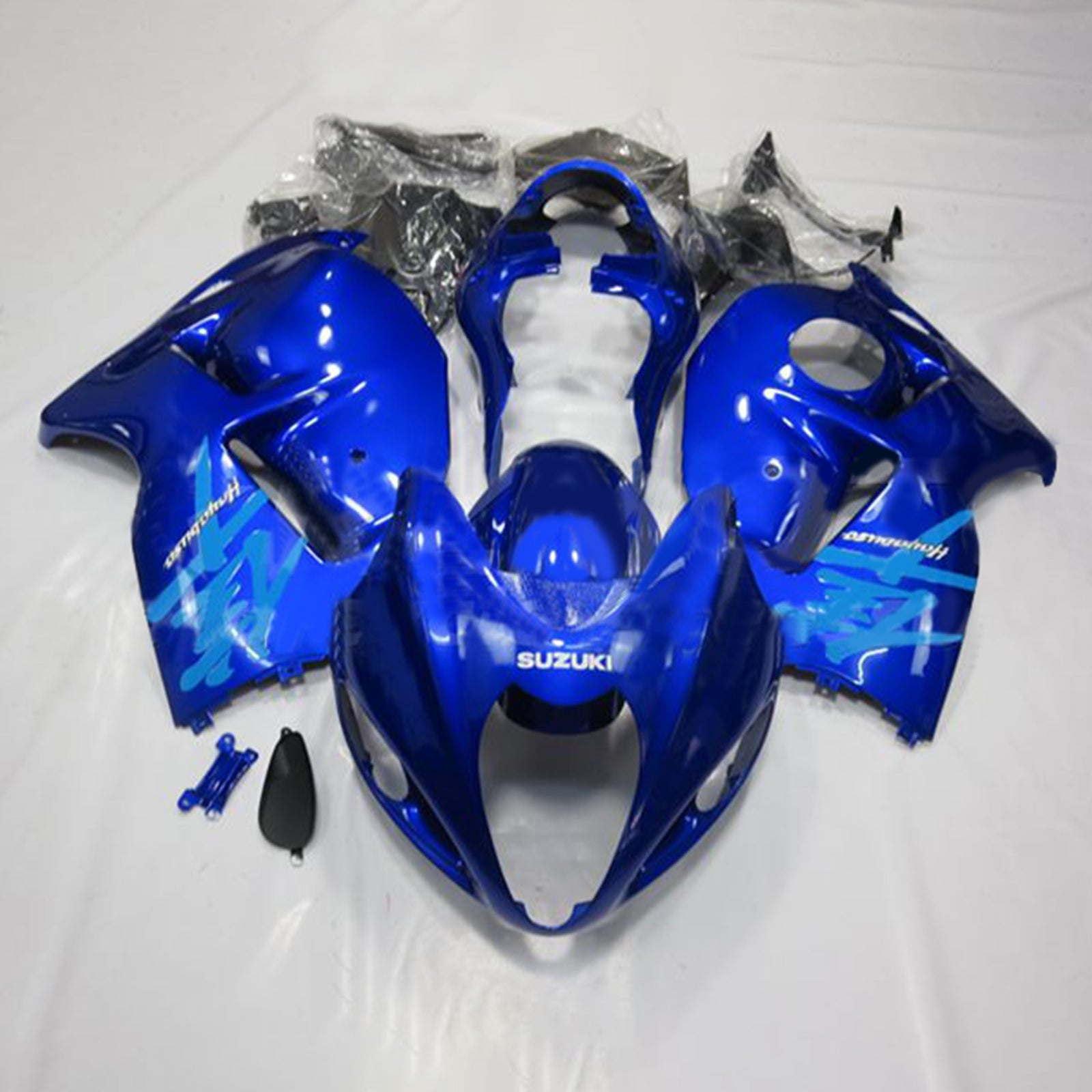 Amotopart Suzuki Hayabusa GSX1300R 1999-2007 Kit de carenado de carrocería de plástico ABS