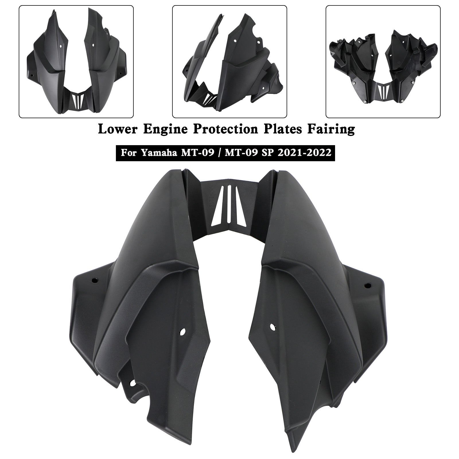 Carénage latéral inférieur moteur Yamaha MT-09 / SP Ermax 2021-2022