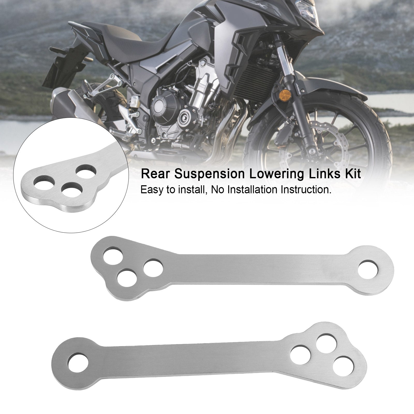 Kit Maglie Ribassamento Sospensioni Posteriori Per HONDA CB400X CB 400X CB500X 2019-2020 Generico