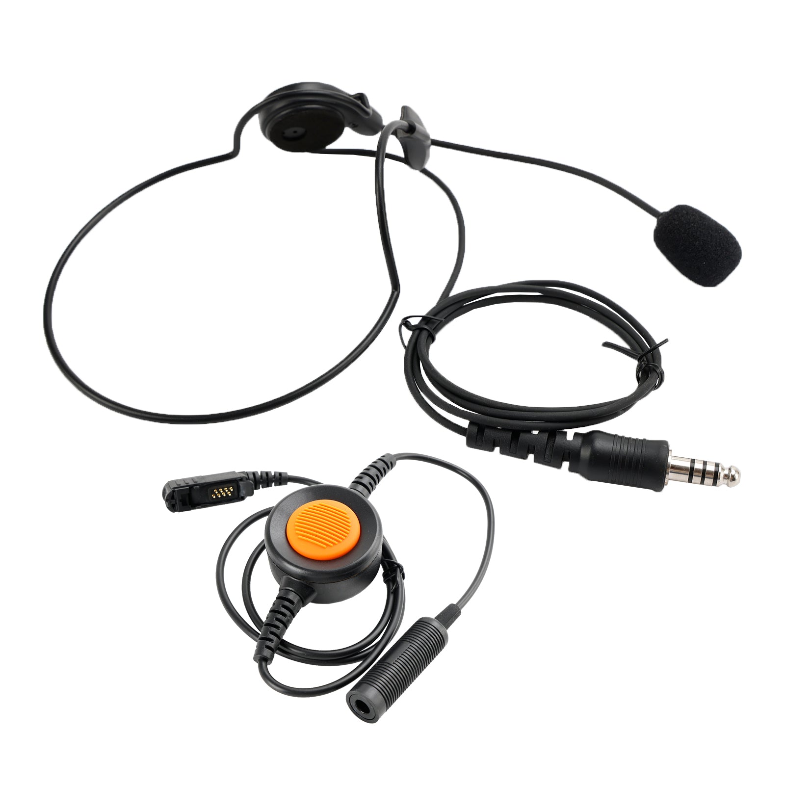 Para IMTP3100 MTP3150 MTP3250 6 pines PTT 7,1-C7 auriculares tácticos con conector de montaje trasero