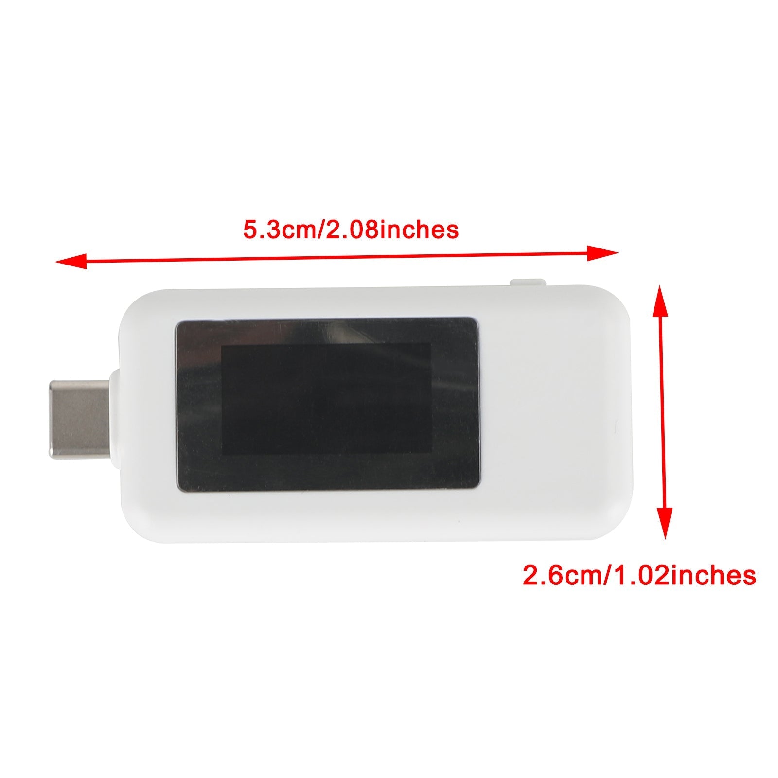 USB Tipo C Tester LCD Tensione di corrente Caricatore Capacità Monitor Misuratore del tempo di alimentazione
