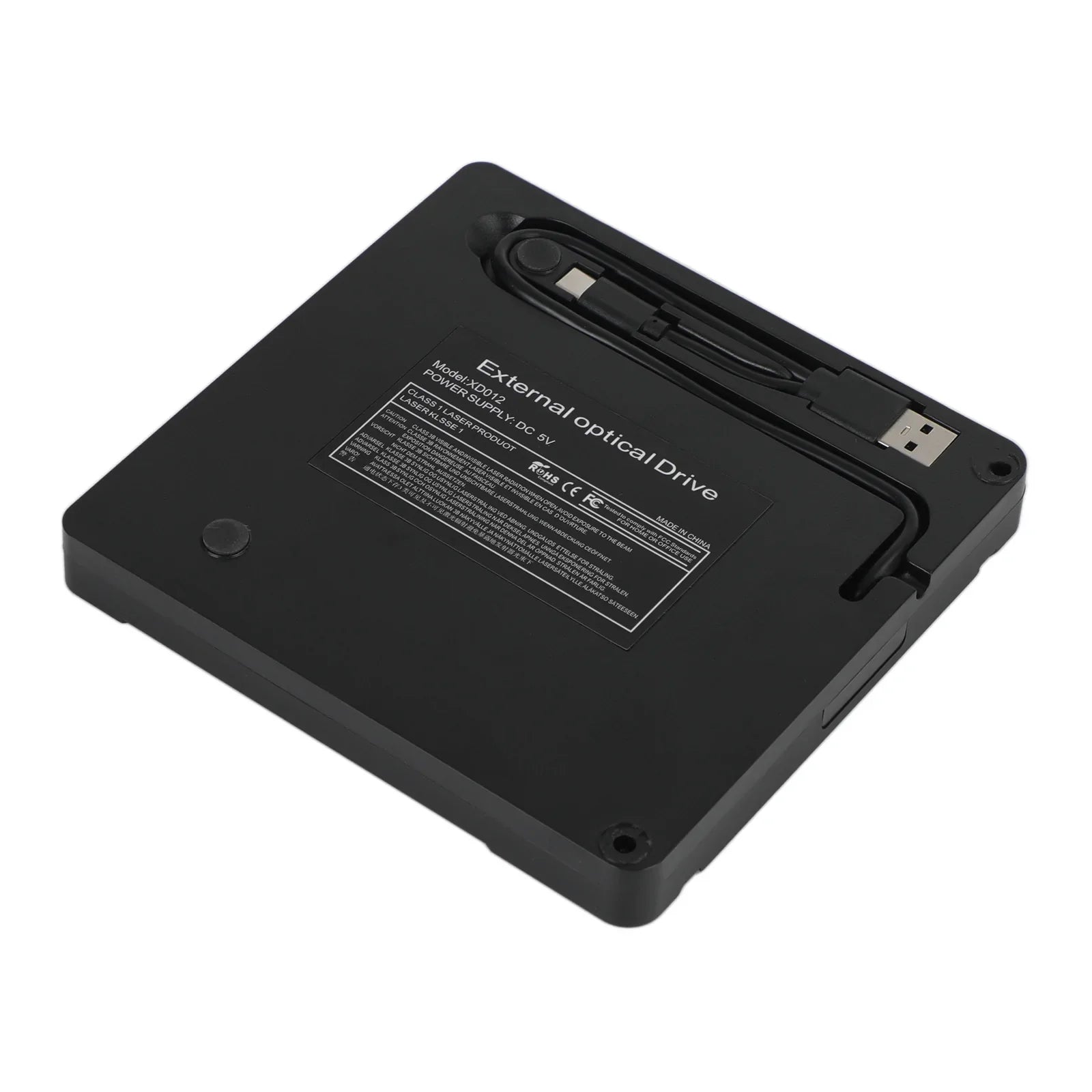 USB Tipo-C 7 en 1 Unidad de grabadora de disco de rayos externa BD CD Reproductor de DVD USB 3.0