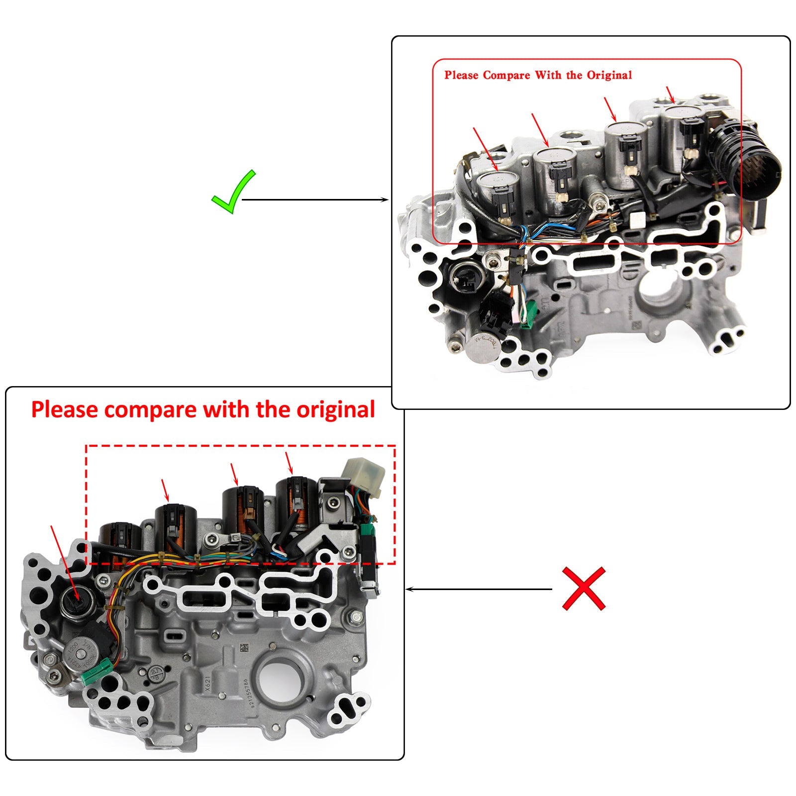 2010-2015 Nissan Cube Juke March Sunny Suzuki Alto JF015E RE0F11A CVT Cuerpo de válvula L3