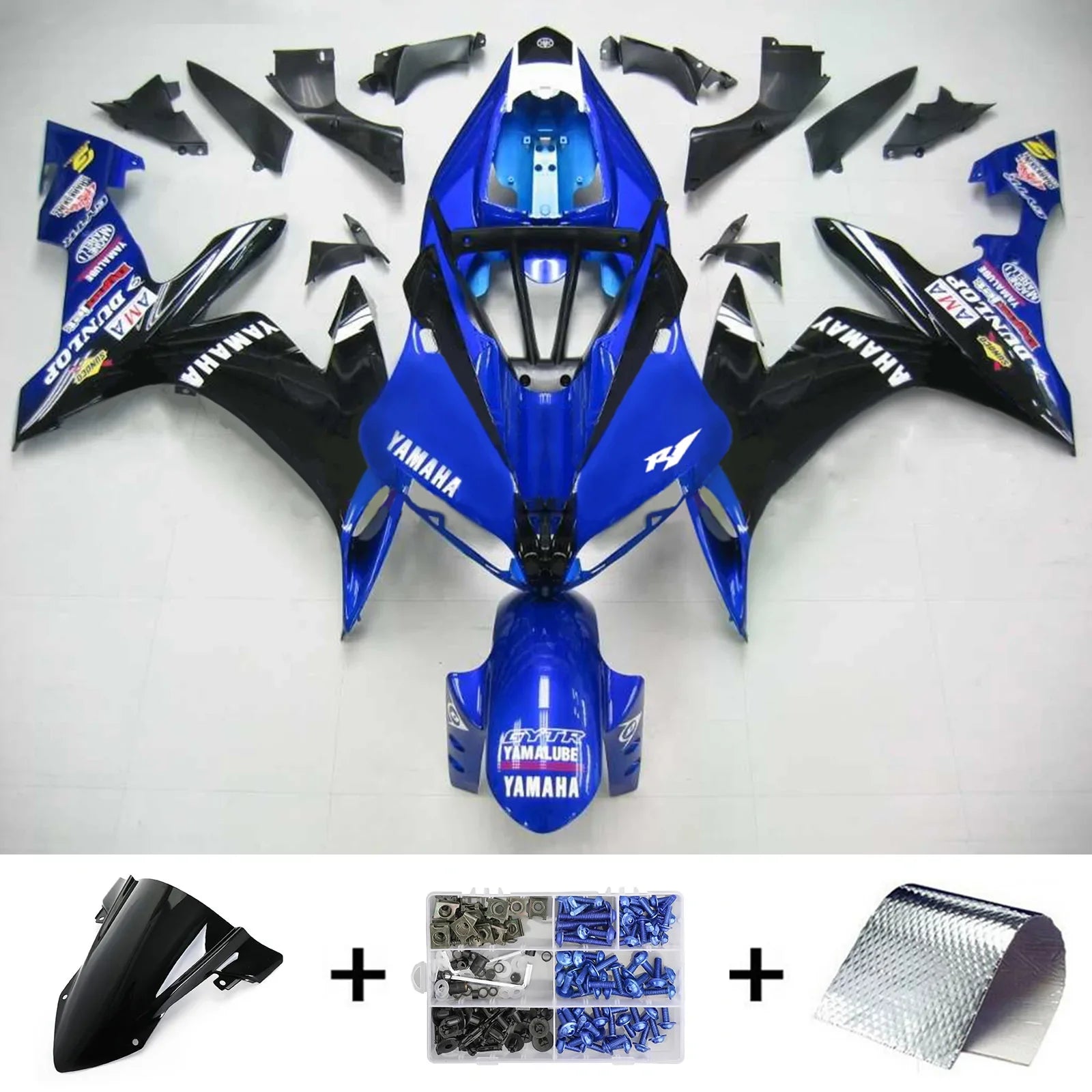 Kit Carenado Amotopart para Yamaha YZF 1000 R1 2004-2006 Genérico