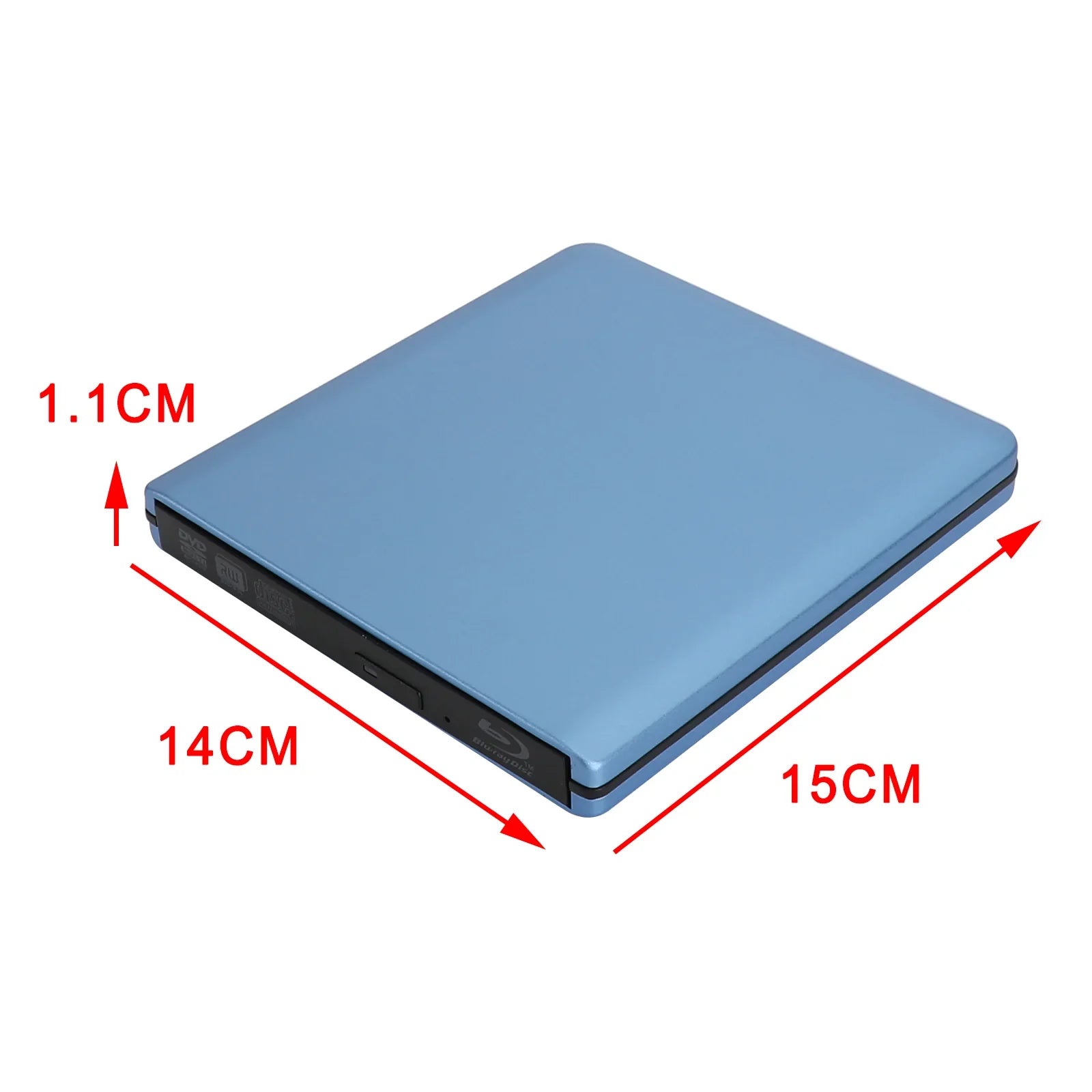 Fente de graveur Blu ray dans USB externe BD-R BD DVD CD RW graveur de disque lecteur de film