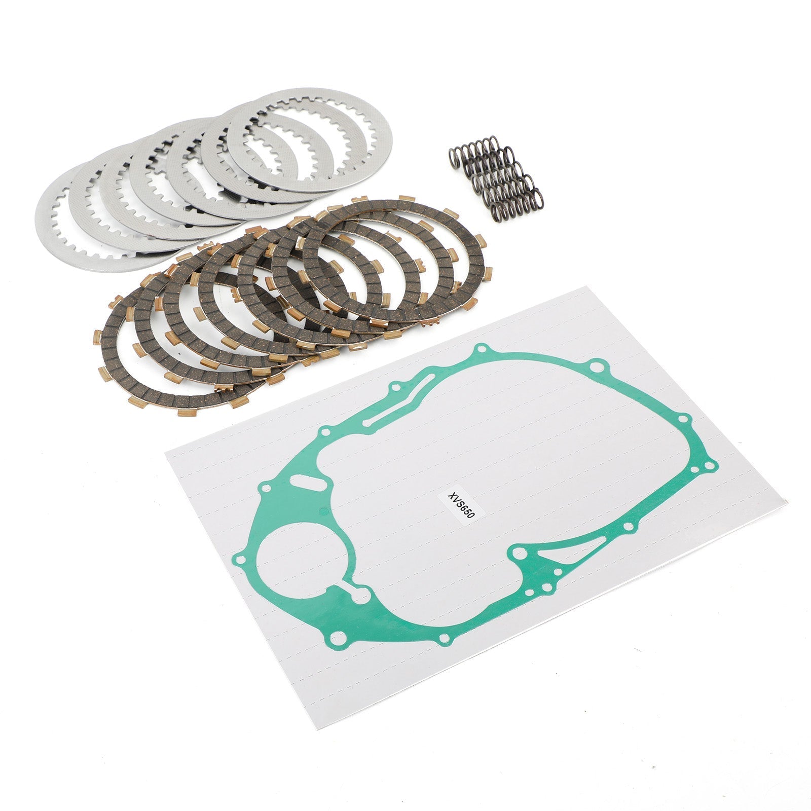 Kit de plaque d'embrayage et de joint 3B6-W001G-00-00 pour Yamaha V Star 650 1998-2011 générique