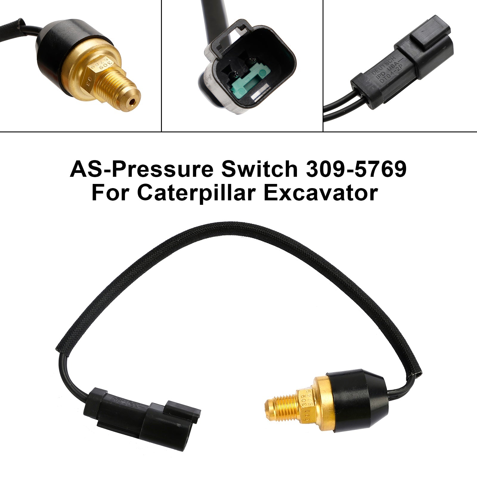 Interrupteur AS-pression 309-5769 pour pelle Caterpillar CAT 311C 312C 314C 315C