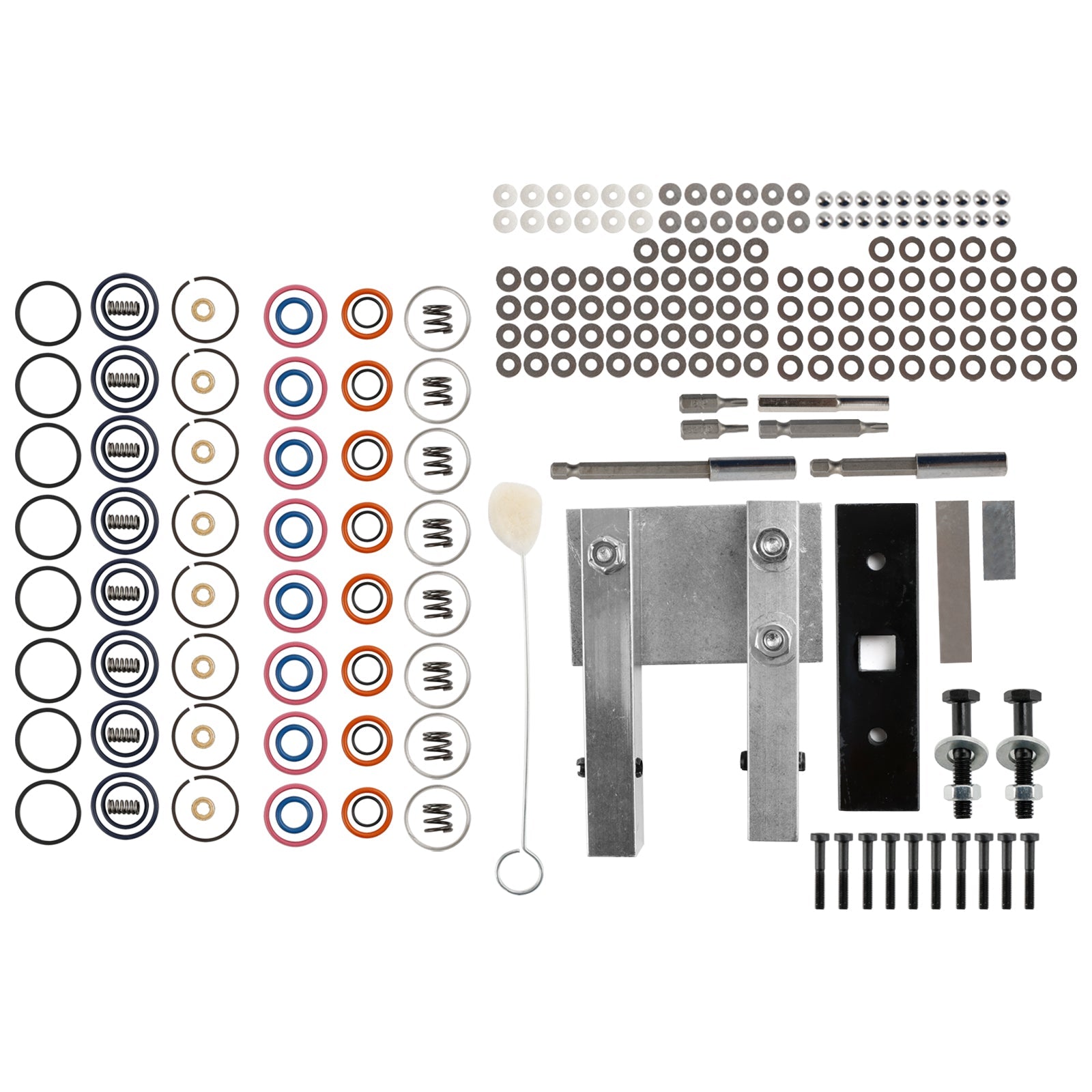 Il kit di ricostruzione dell'iniettore è adatto per corsa elettrica da 7,3 litri del 94-03 con pinze a morsa e strumenti a molla