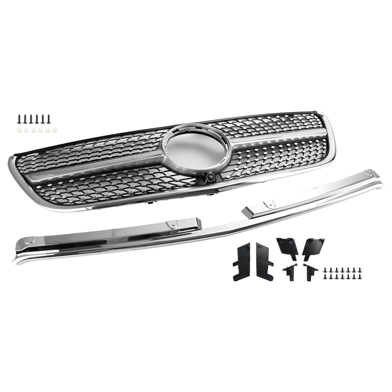 Grille de pare-chocs avant en diamant pour Mercedes Vito W447 2015-2019 GT Stlye