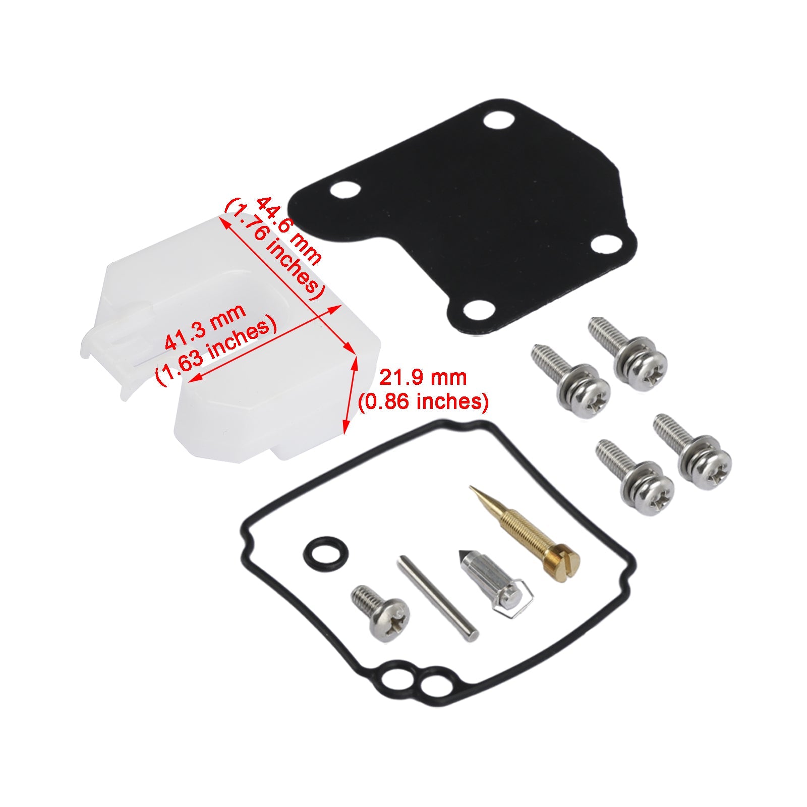 Kit de reconstrucción de carburador para Yamaha 9.9HP 13.5HP 13.5A 15HP 15F 63V-W0093