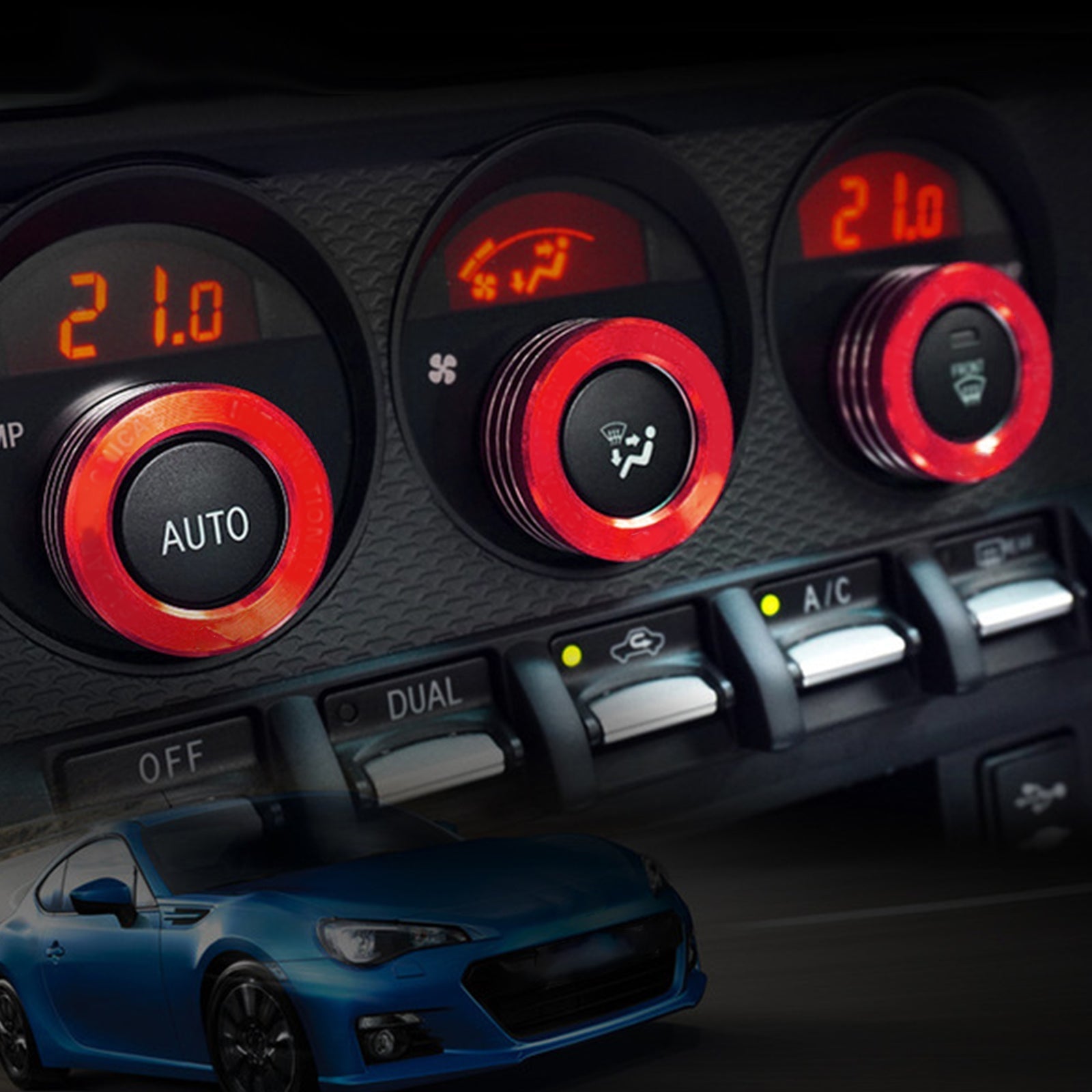 Le migliori offerte per Car Air Conditioner Switch Button Ring AC Buttons Cover Fit For BRZ Toyota 86 Generic sono su ✓ Confronta prezzi e caratteristiche di prodotti nuovi e usati ✓ Molti articoli con consegna gratis!