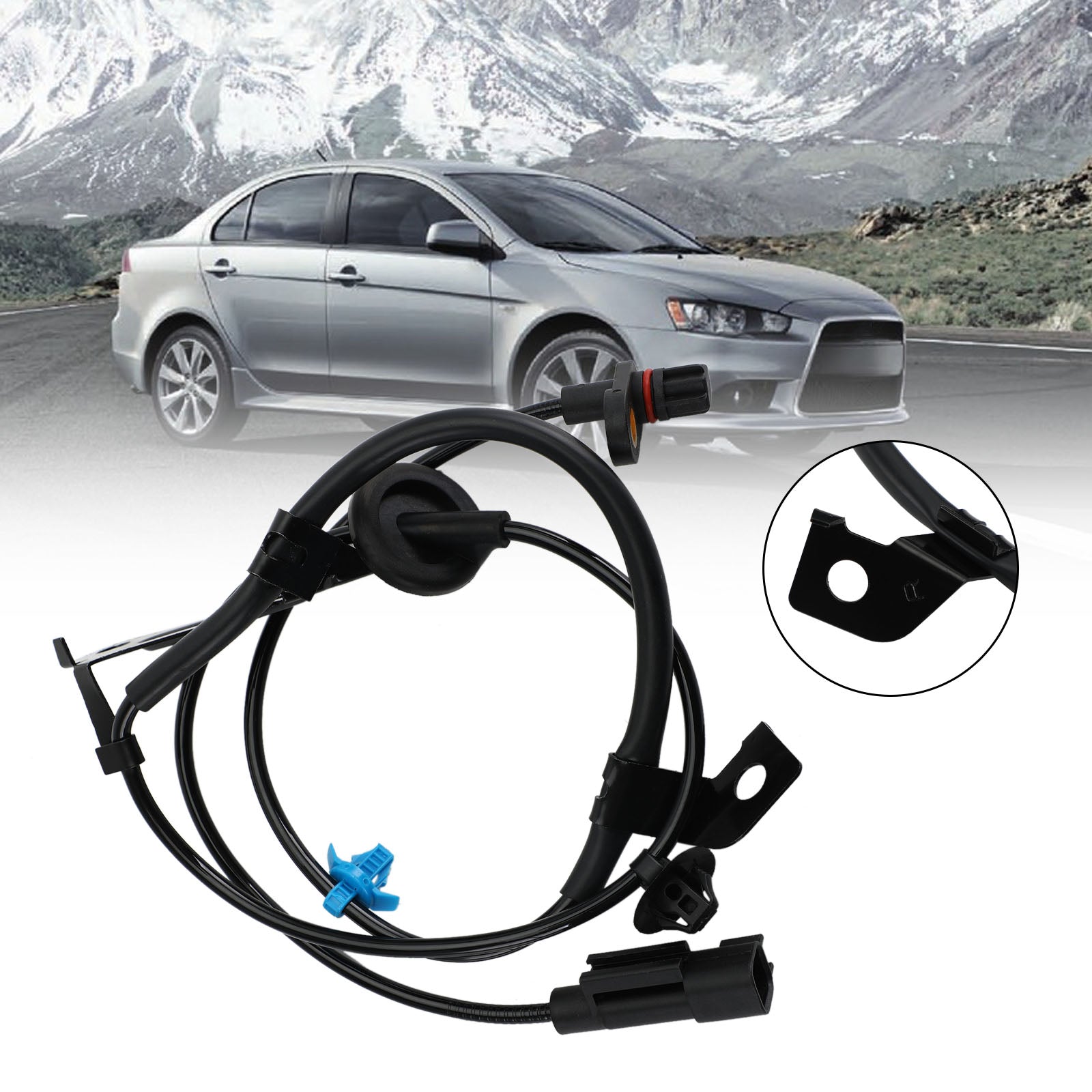 Nuevo sensor de velocidad de rueda ABS trasera izquierda 4670A579 para Mitsubishi Lancer Outlander genérico