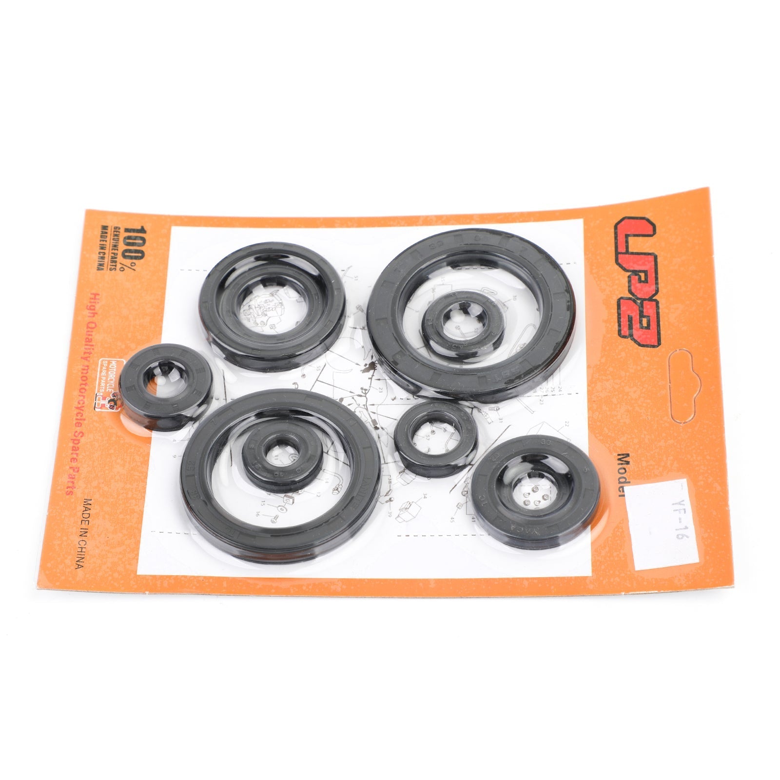 Juego de sellos de aceite de motor, 10 Uds., juntas para Honda CRF 450R 2007-2008, Motocross Enduro genérico