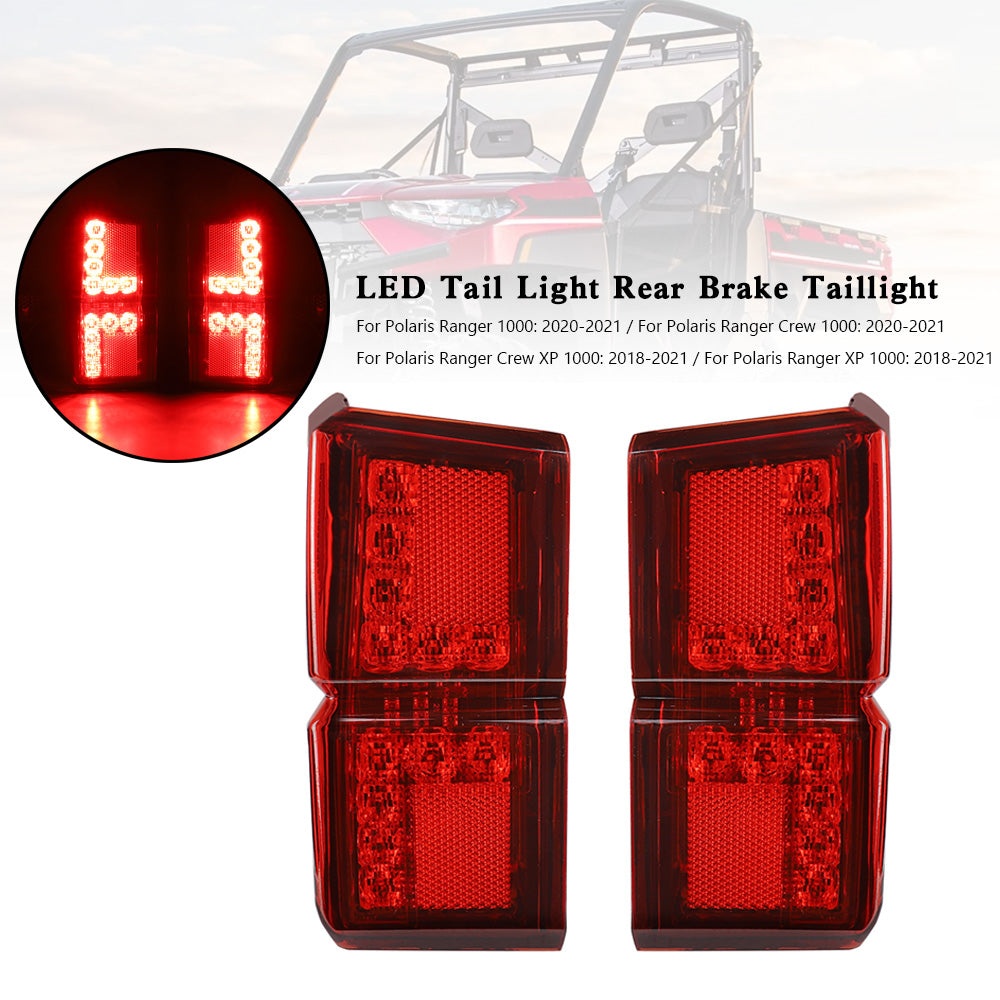Luz trasera LED luz de freno para Polaris Ranger Crew XP 1000 2018-2021 2413766 rojo