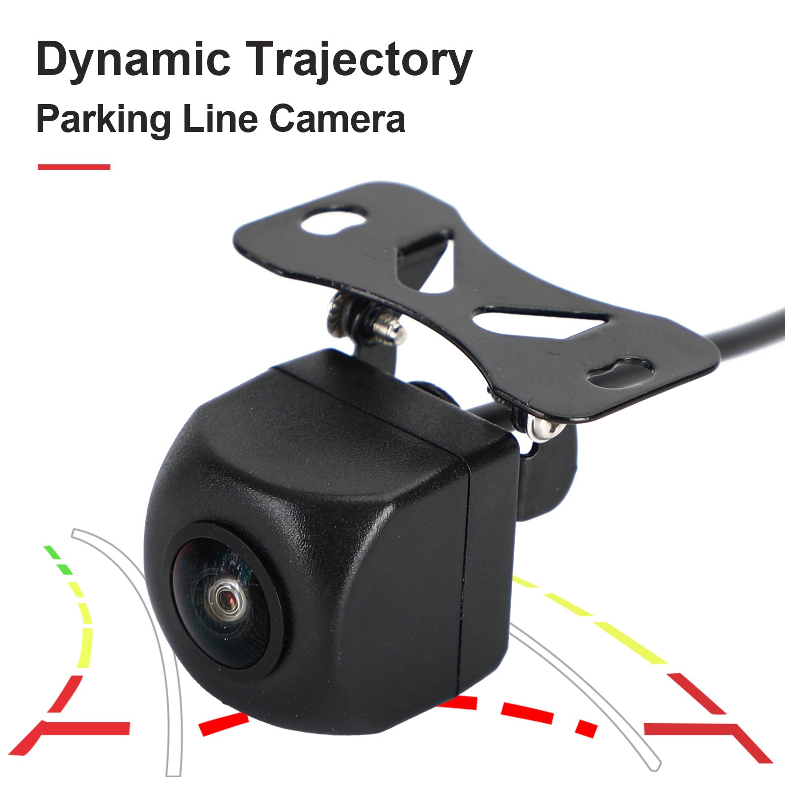 Trajectoire sans fil de voiture ligne de guidage mobile dynamique vue arrière caméra de recul
