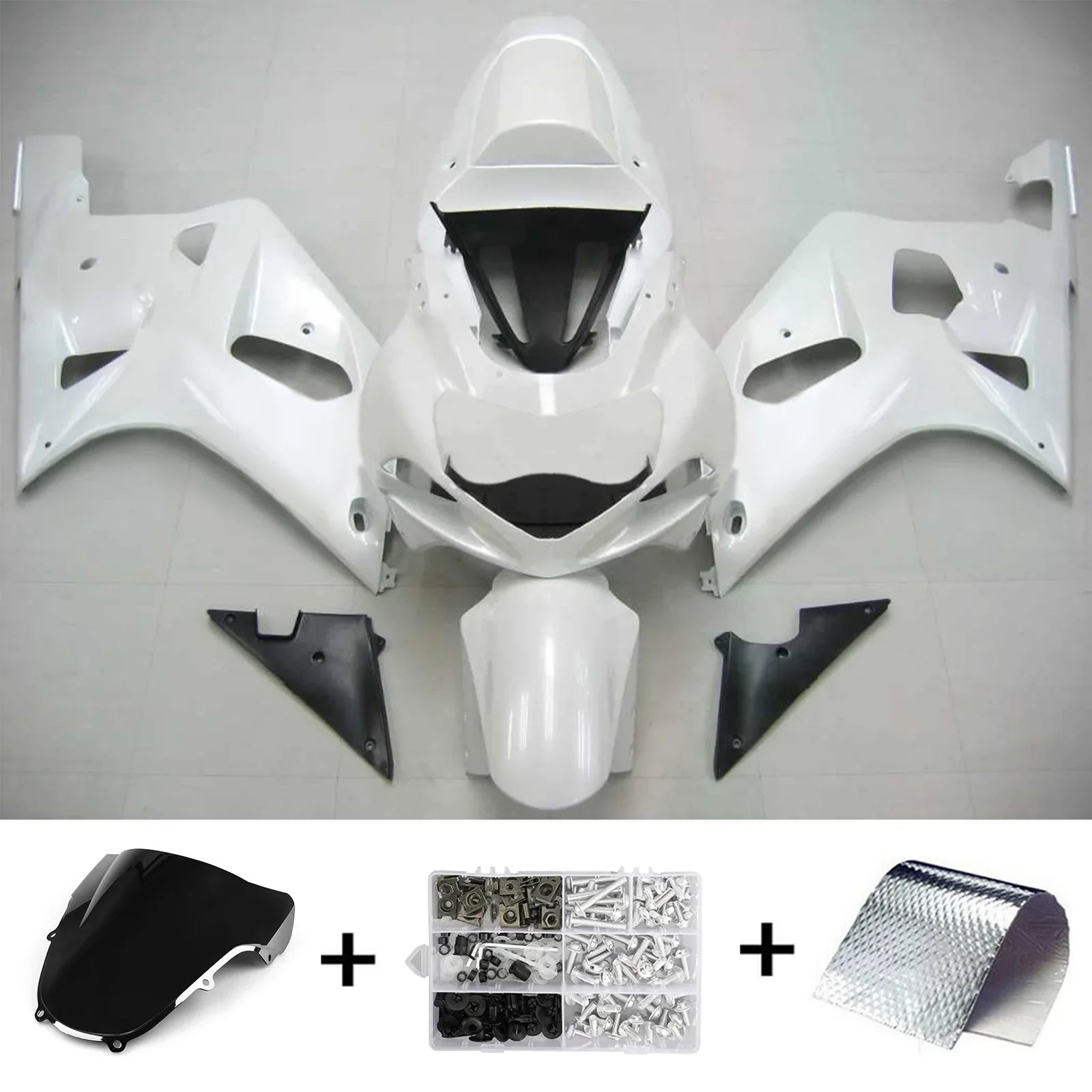 Amotopart Suzuki GSXR600 2001-2003 Kit Carenado Plastico ABS Carroceria