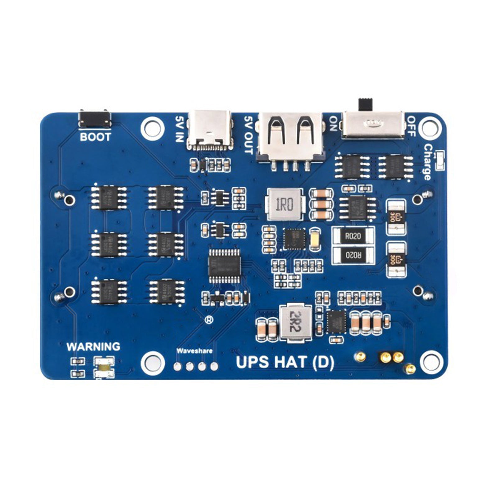 Kit UPS HAT (D) pour module d&#39;alimentation sans interruption Raspberry Pi 5 V