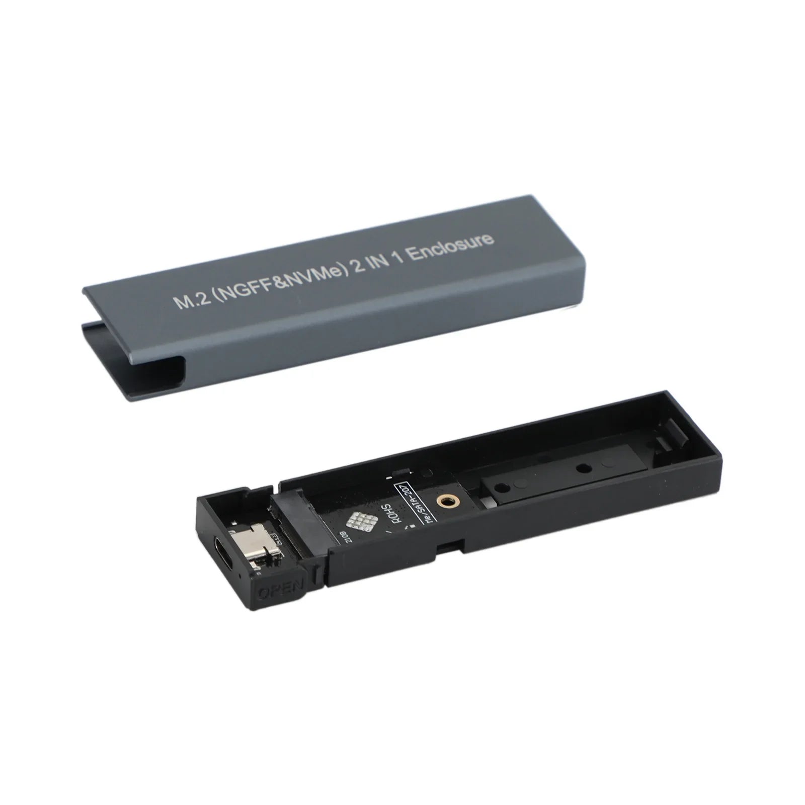 SSD -kotelo M.2 NVME - USB 3.1 kaksoisprotokollan kiintolevy M2 NVME -laatikko
