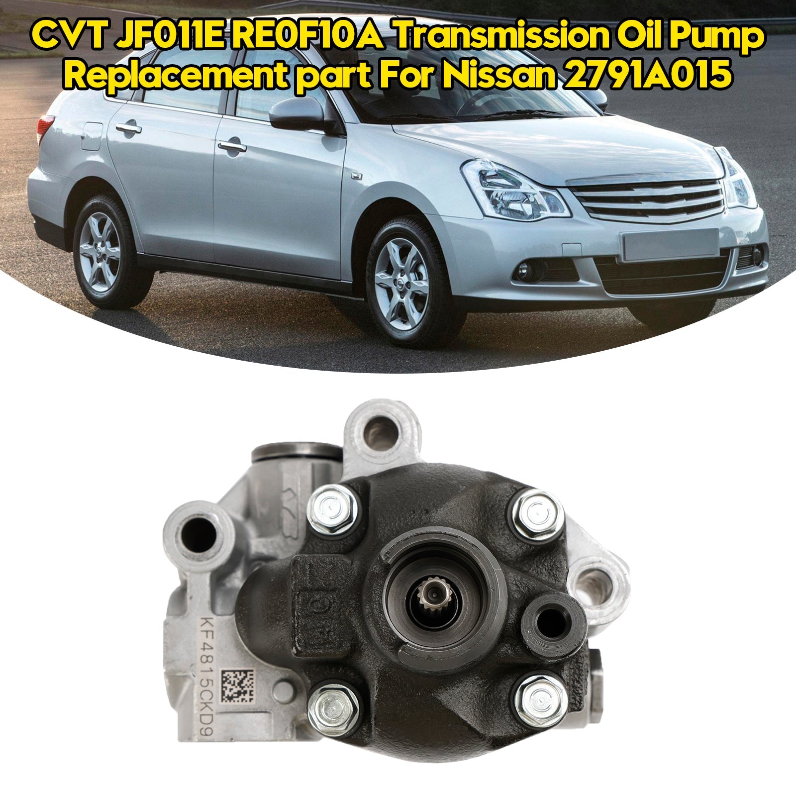 Parte di ricambio della pompa dell'olio della trasmissione Jeep Compass 2006-2016 CVT JF011E RE0F10A 2791A015
