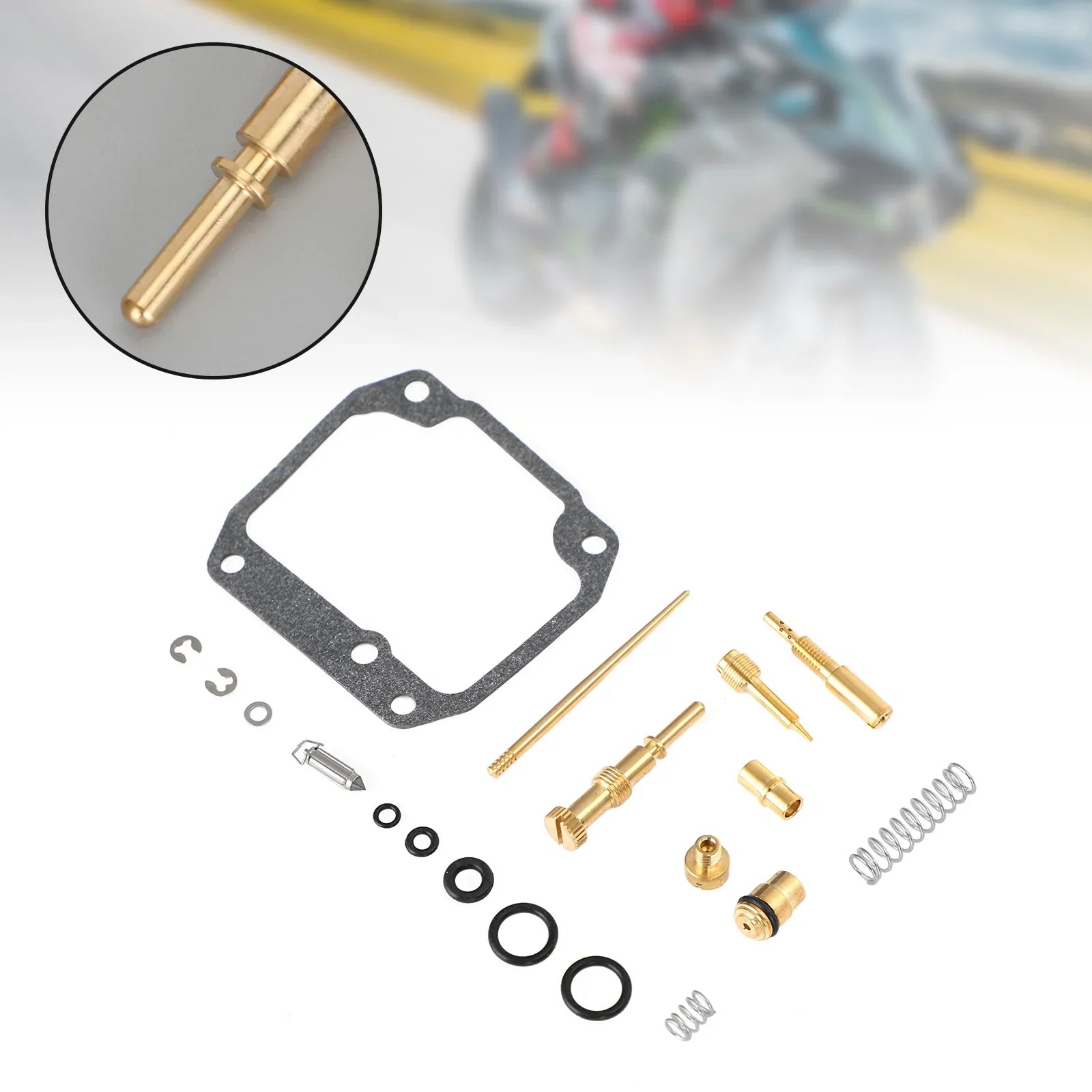 Kit de reconstrucción de carburador para Suzuki Quadrunner 160 LT160E 2x4 1989-1992 Genérico