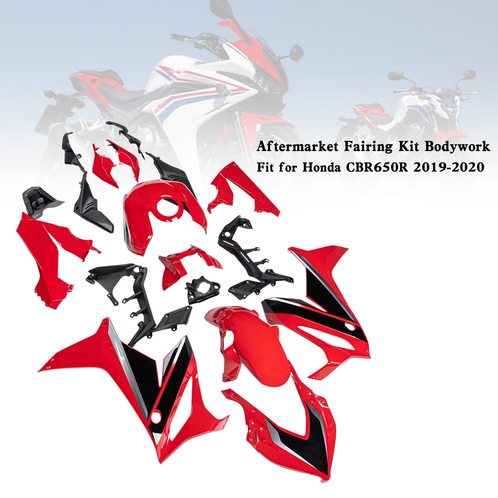 Moulage par injection plastique ABS Honda CBR650R 2019-2020