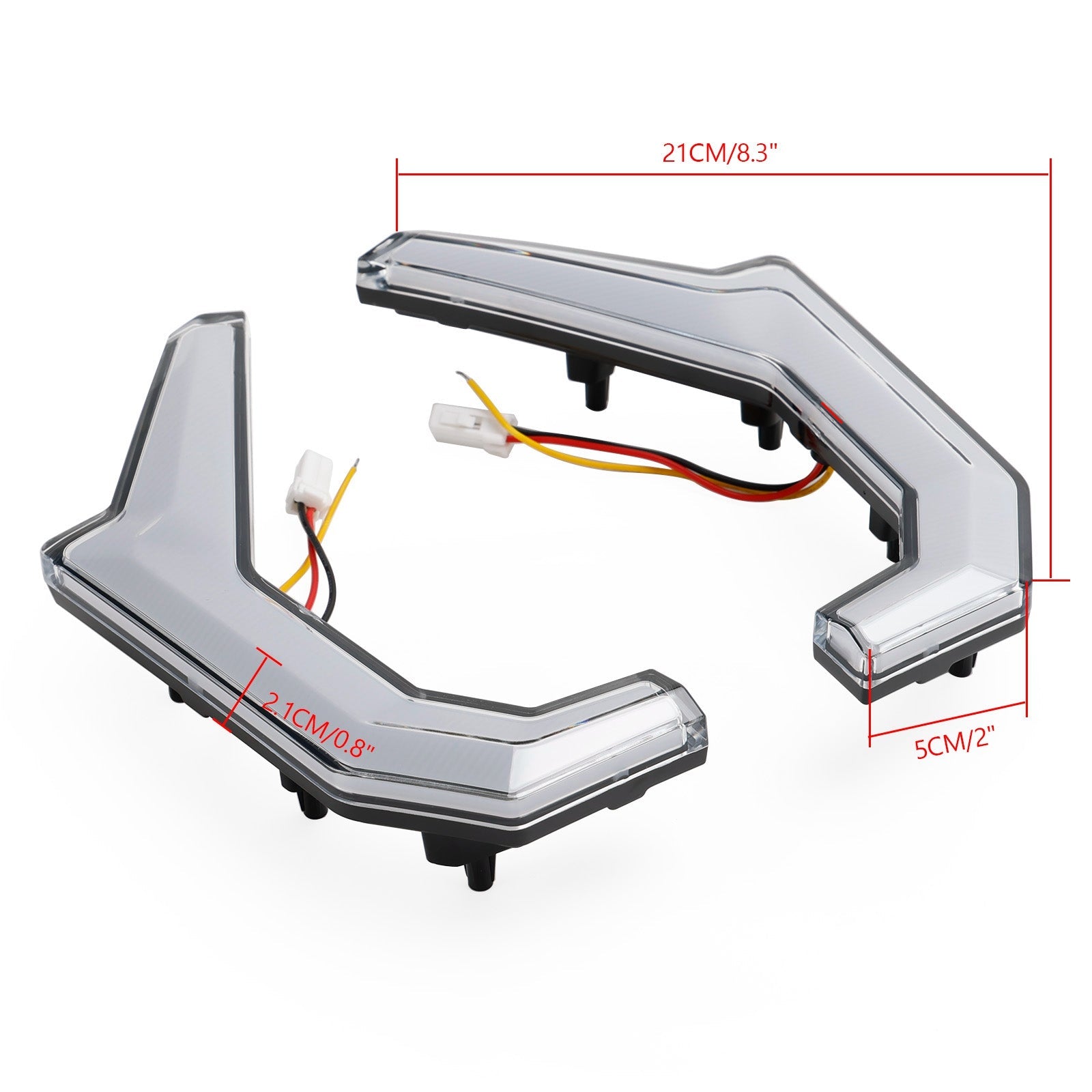 Światła akcentujące UTV Turn Signal Fang dla Polaris RZR XP 4 1000/S 4 900 2014-2020