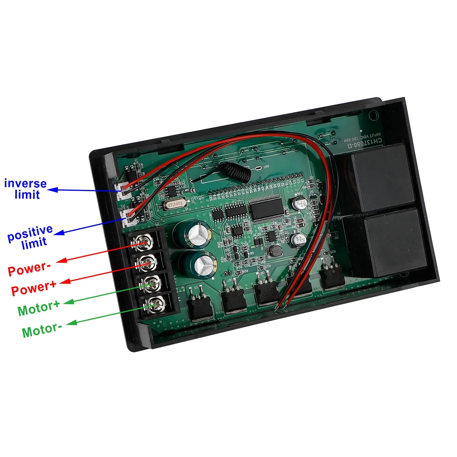 Contrôleur de vitesse PWM Moteur à courant continu Synchronisation Télécommande réversible Écran LCD 60A