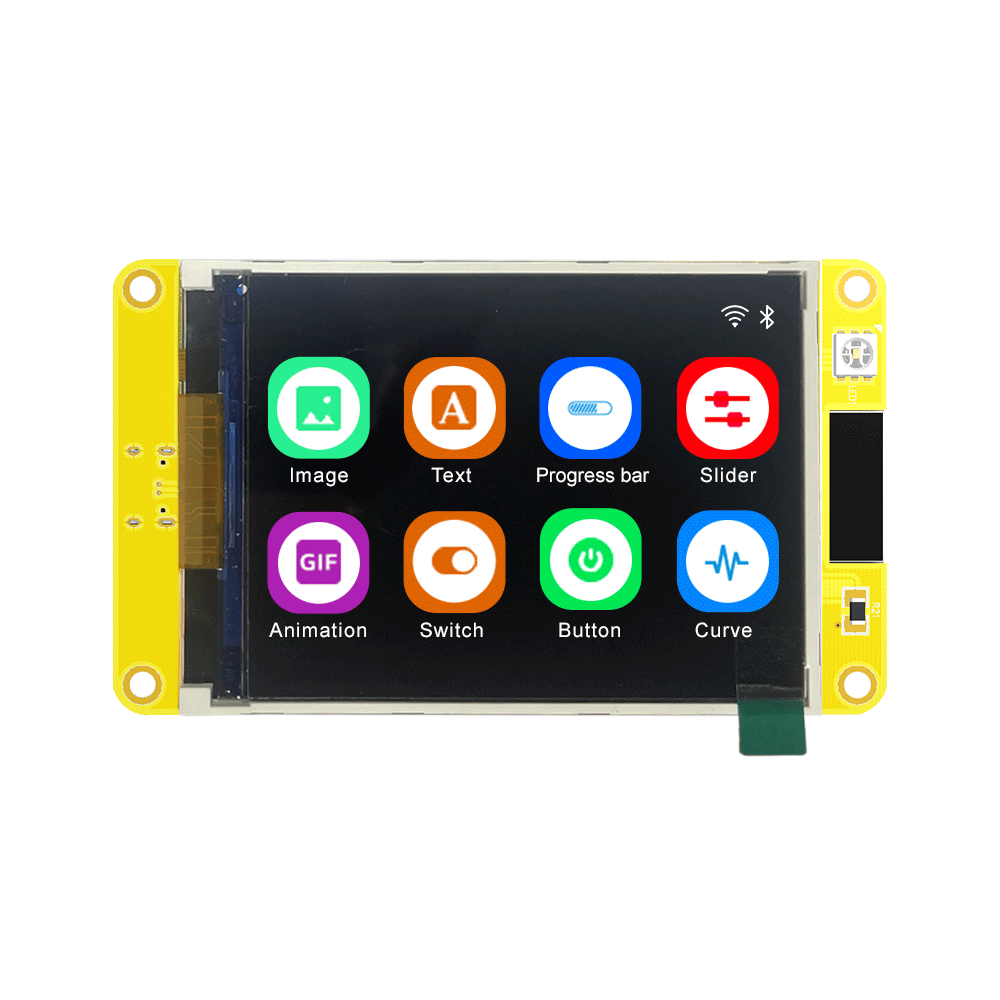 Tarjeta de desarrollo de pantalla táctil de 3.2 pulgadas ESP32, WiFi, Bluetooth, IoT, MCU, pantalla LCD