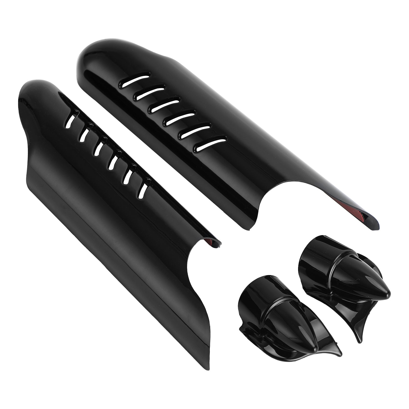 Couverture de bouclier de déflecteurs de jambe inférieure de fourche pour Touring Electra Glide FLHT 2000-2013 générique