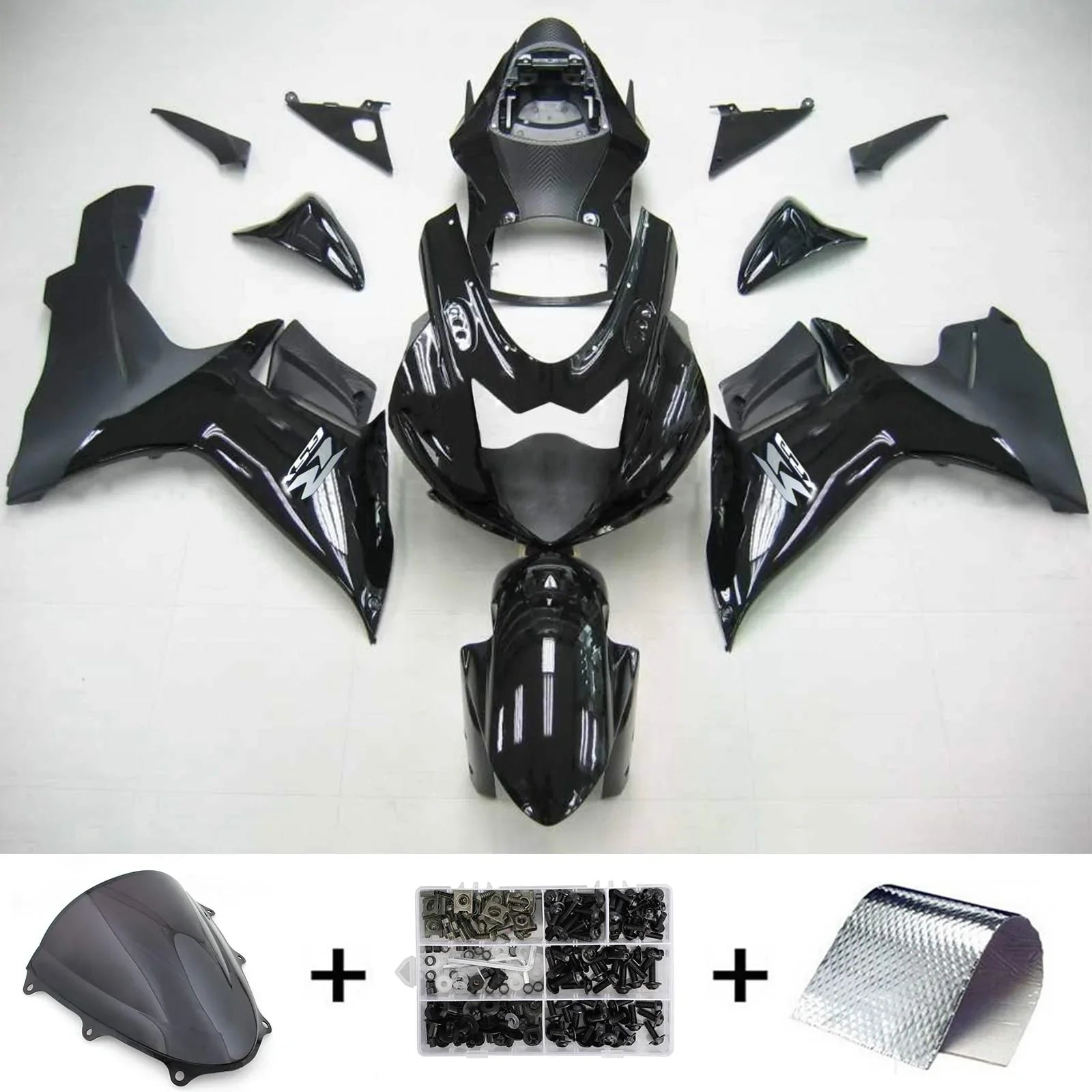 Amotopart Suzuki GSXR 600/750 2011-2021 Kit carena K11 Carrozzeria Plastica ABS